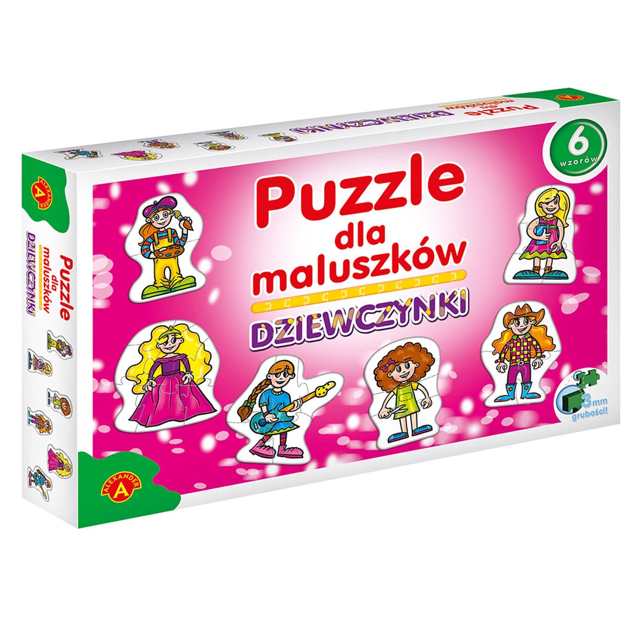 

ALEXANDER Puzzle dla maluszków - dziewczynki 2+