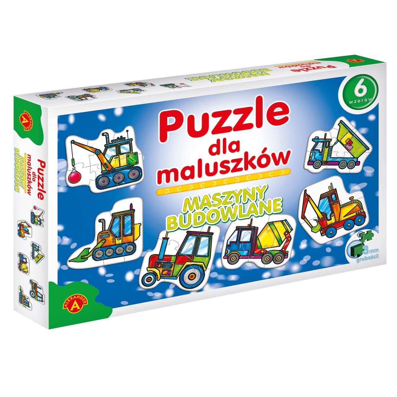 

ALEXANDER Puzzle dla maluszków - maszyny budowlane