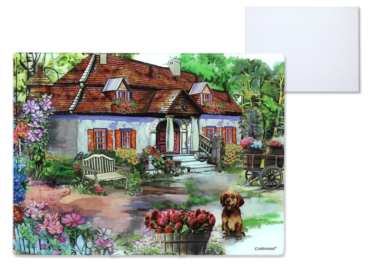 

Deska szklana - Village life (CARMANI)