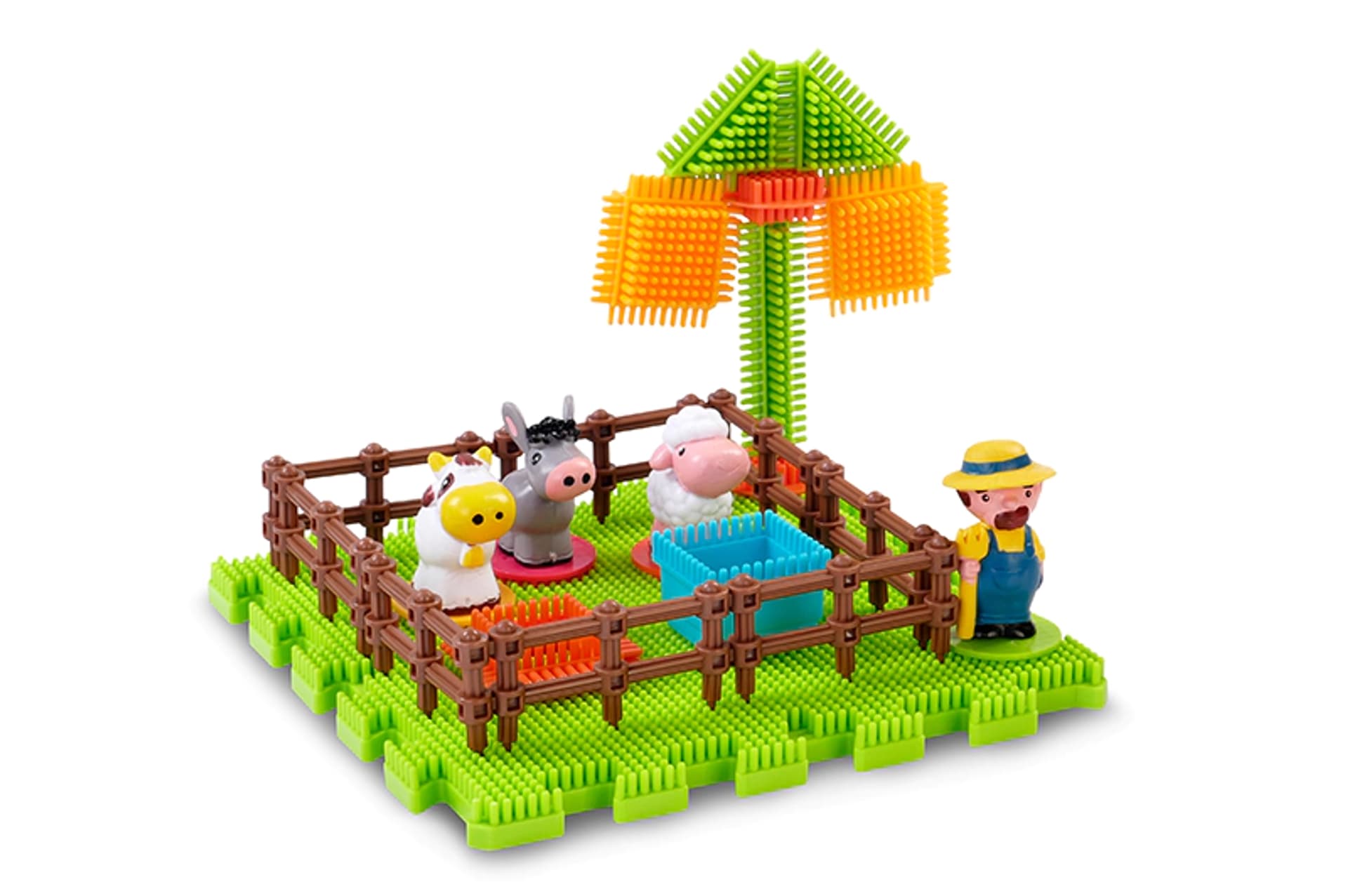 

MINI FARMA KLOCKI SPIKY ZAGRODA ZWIERZĘTA ROLNIK