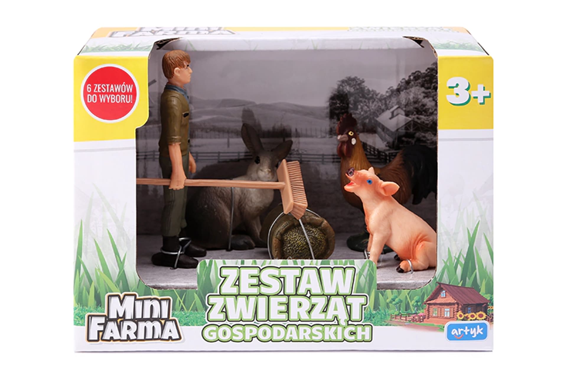 

ZESTAW FIGUREK MAŁY ROLNIK ZWIERZĘTA NA FARMIE