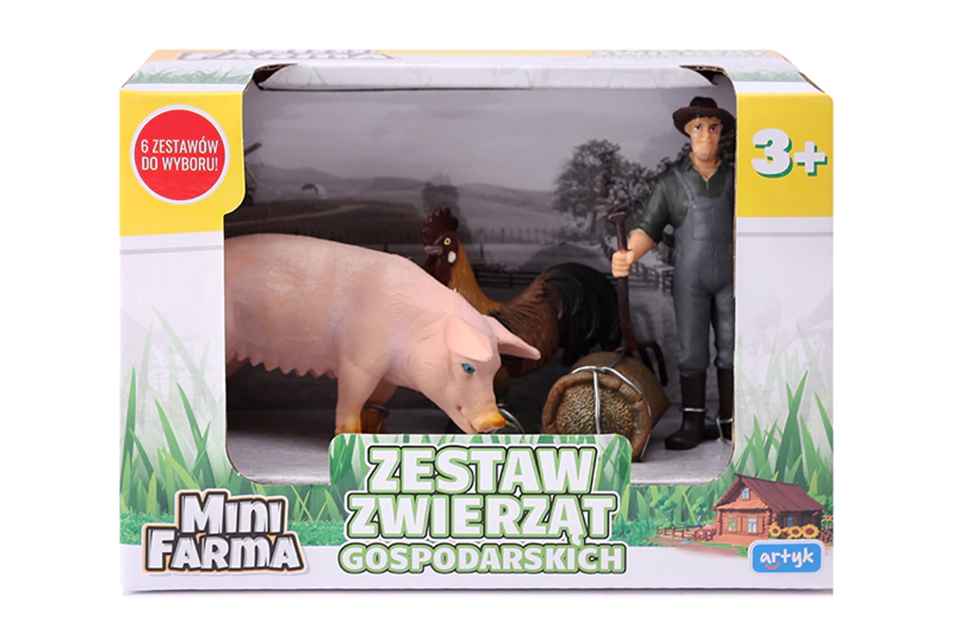

ZESTAW FIGUREK MAŁY ROLNIK ZWIERZĘTA NA FARMIE