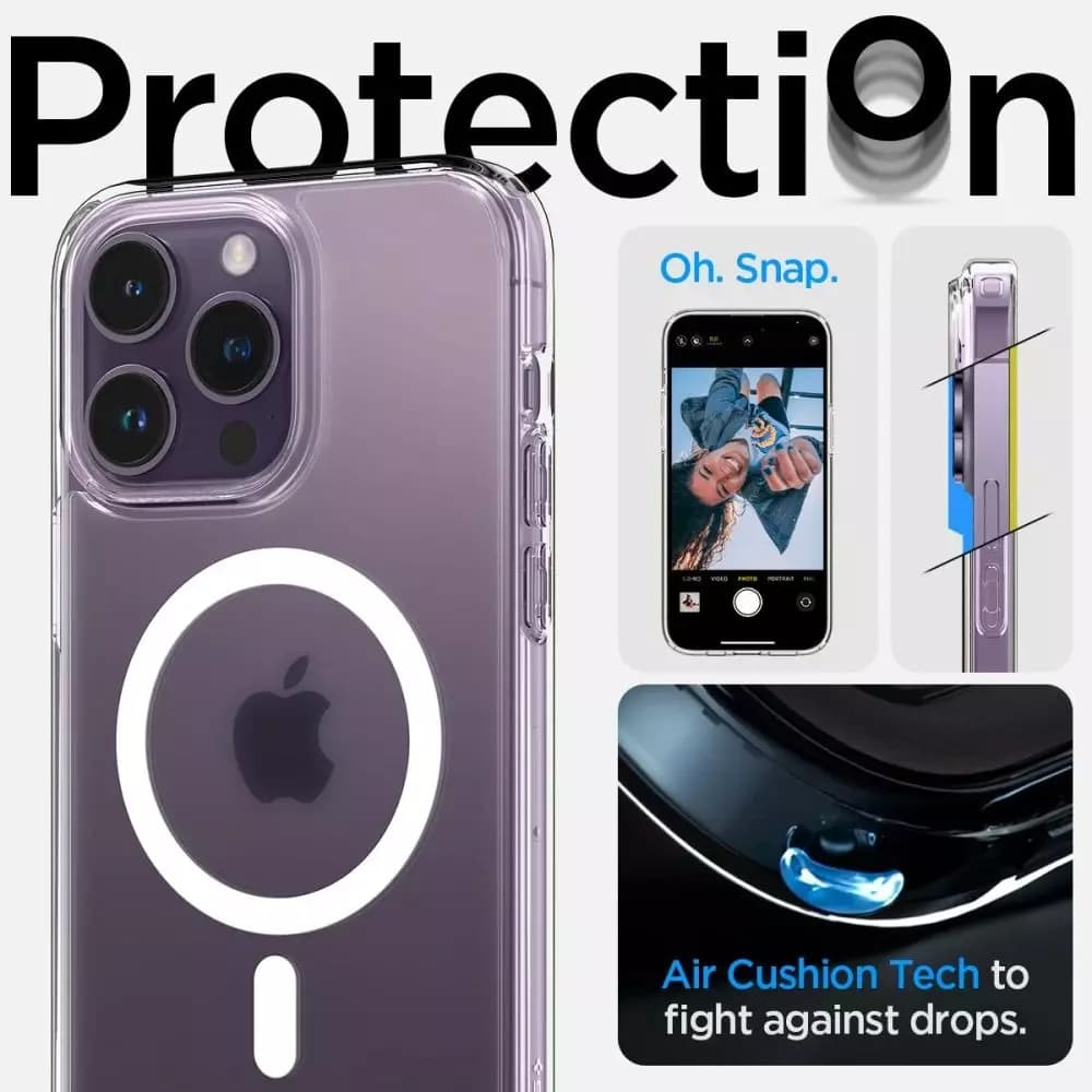 

Etui ochronne Spigen Ultra Hybrid Mag MagSafe do Apple iPhone 14 Pro Max Frost Clear