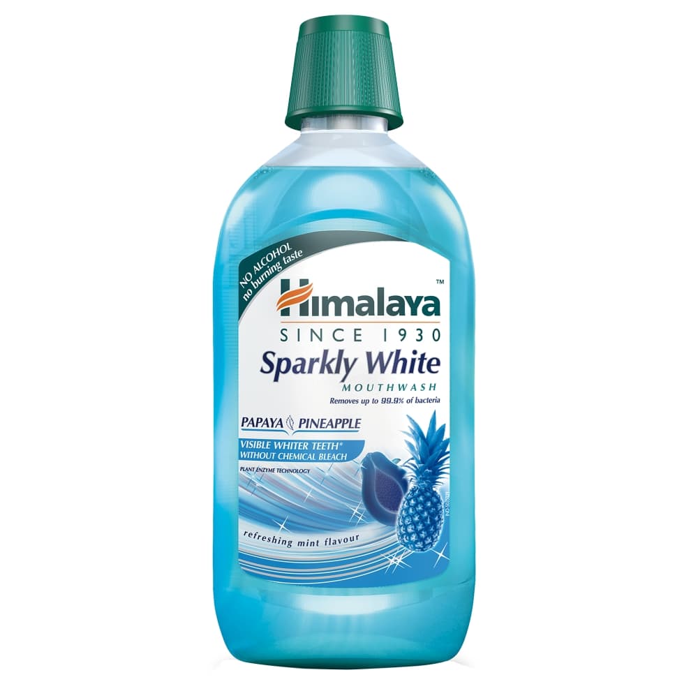 

HIMALAYA Sparkly White Wybielający Płyn do płukania jamy ustnej 450 ml