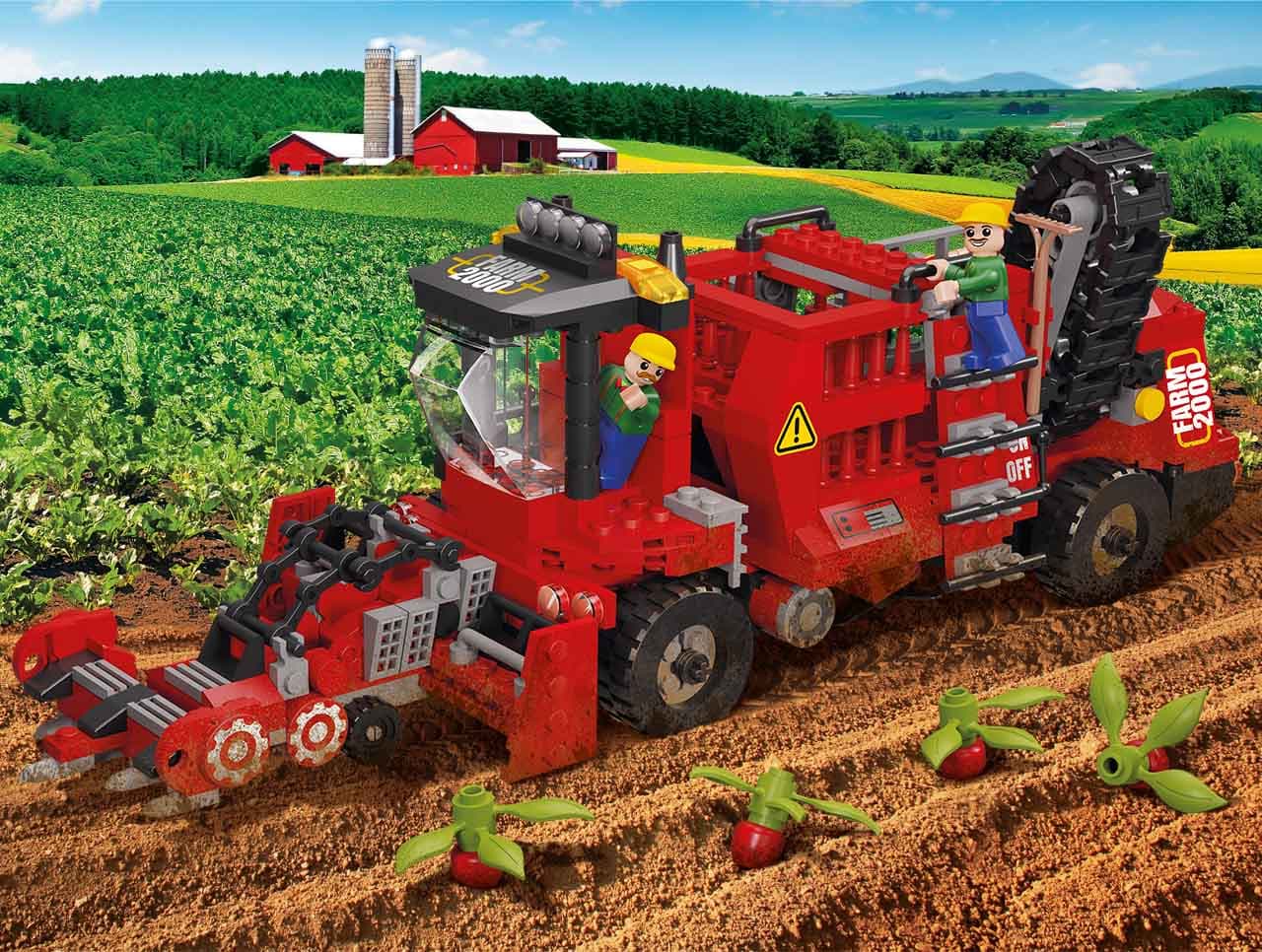 

Klocki BLOCKI MyFarm Kombajn do buraków