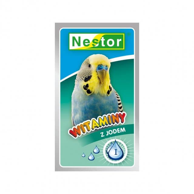 

NESTOR Witaminy dla małych papug z jodem 20g [WPJ]