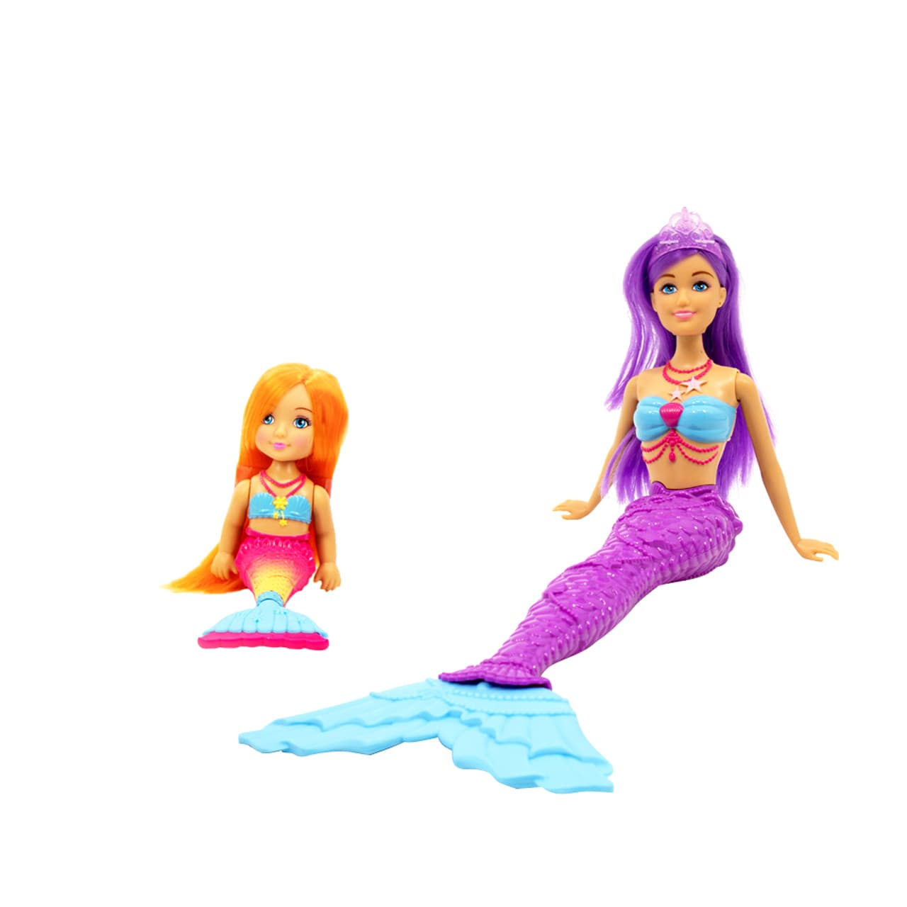 

LALKA ANLILY 30 CM. SYRENKA + DWIE MAŁE SYRENKI