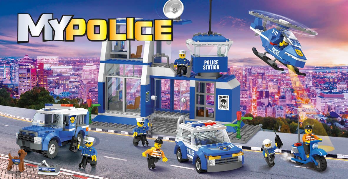 

Klocki Blocki MyPolice 2 W 1 101 el.