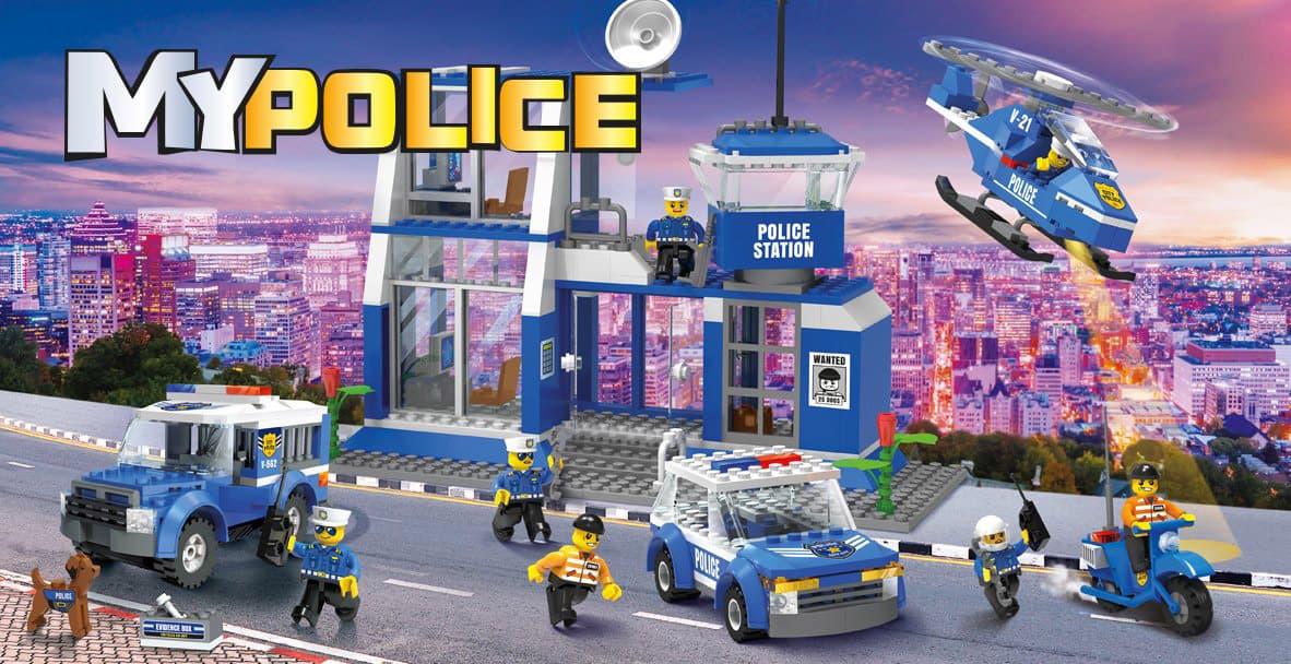 

Klocki Blocki MyPolice 2 W 1 78 el.