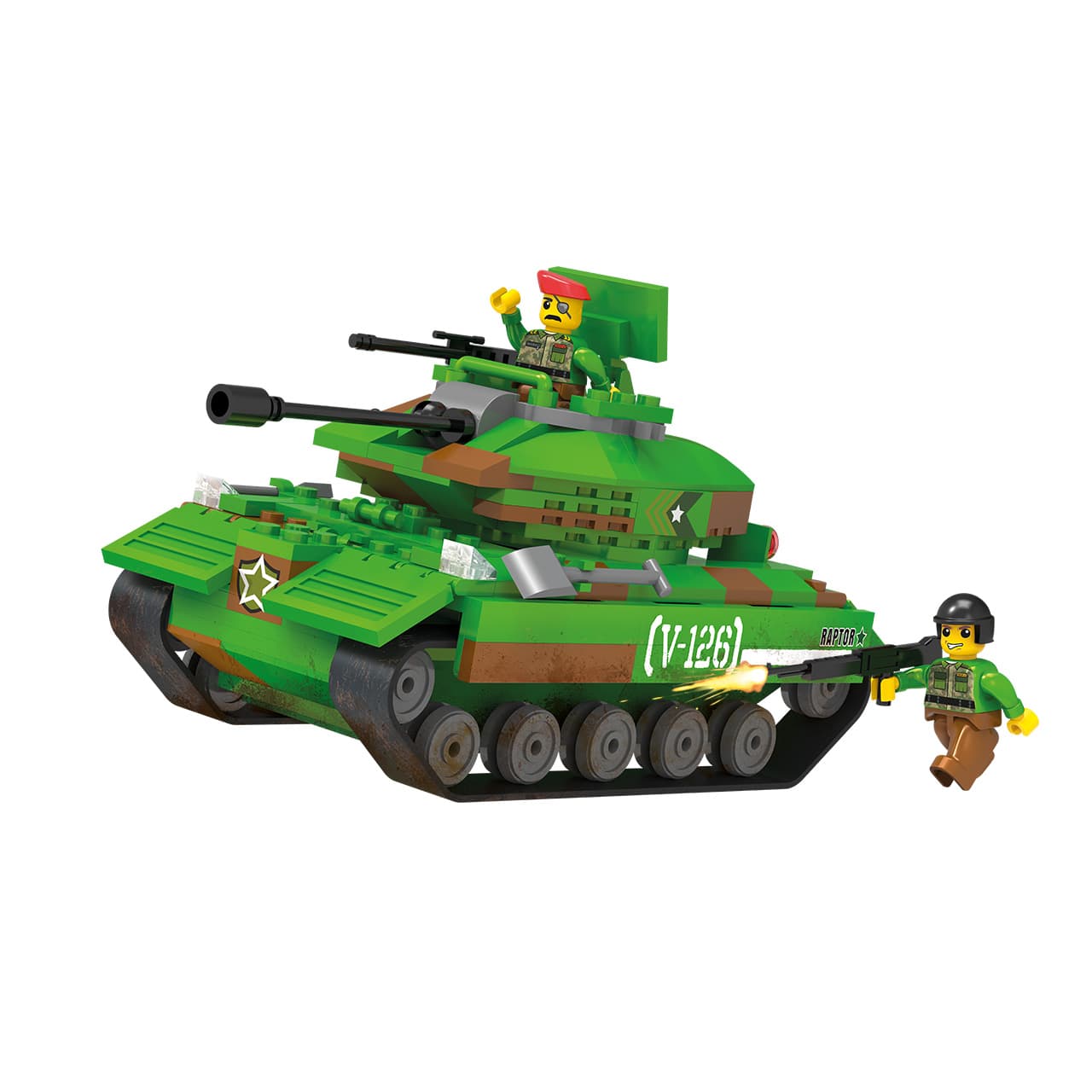 

Klocki Blocki MyArmy Czołg na pustyni 253 el.