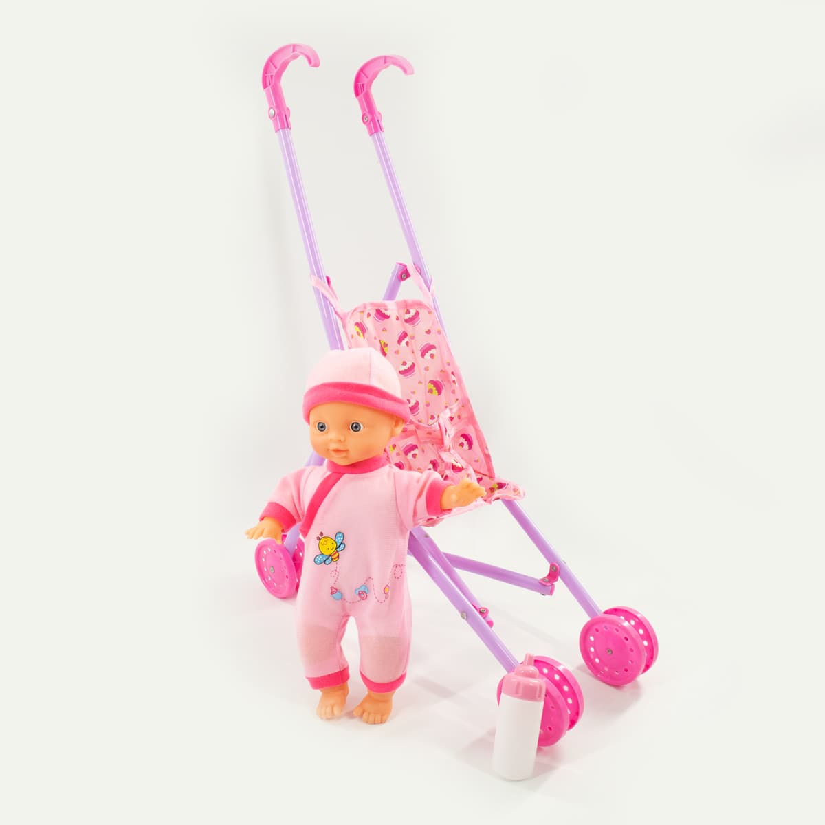 

BOBAS 30 CM. Z WÓZKIEM METALOWYM