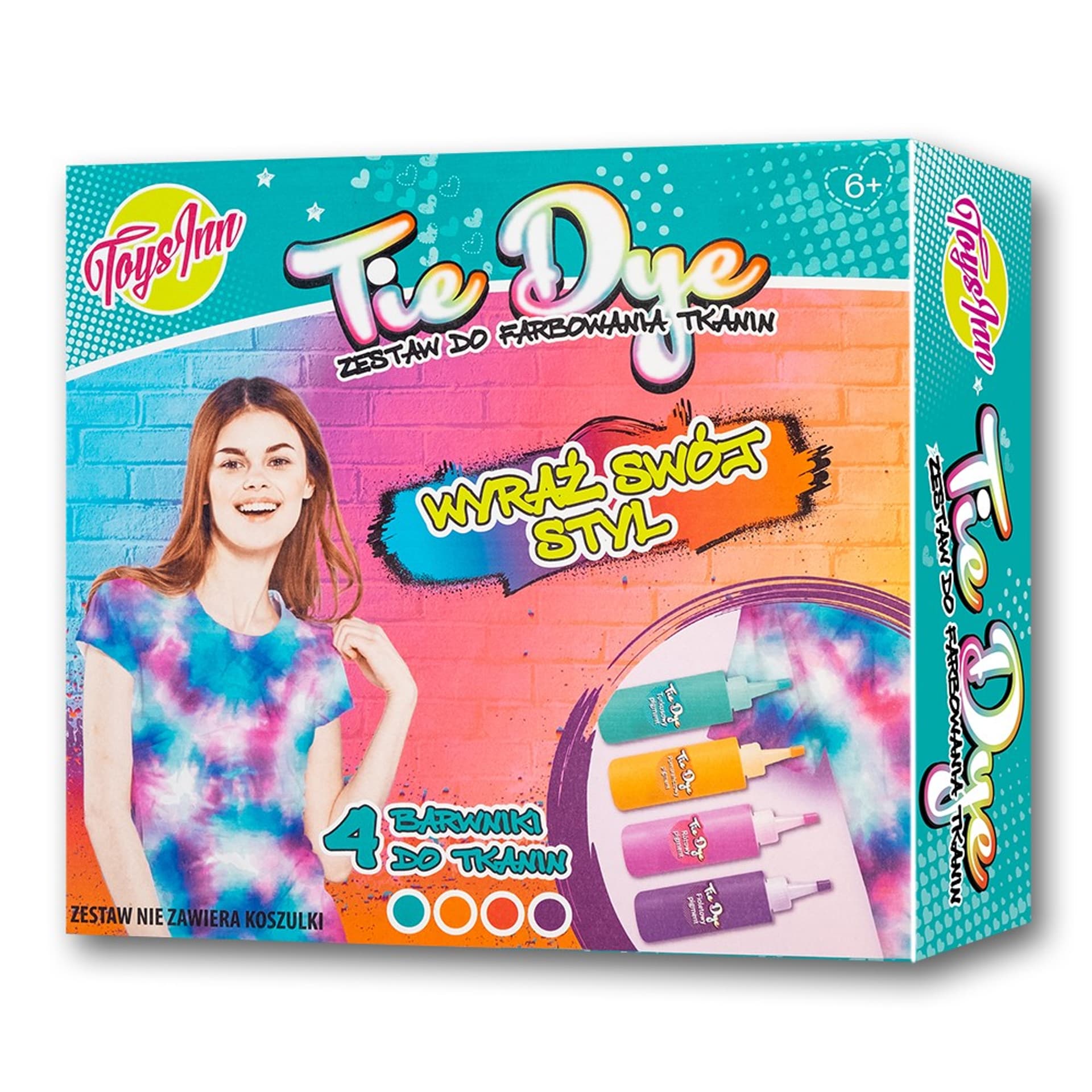 

Zestaw tie dye pastelowy