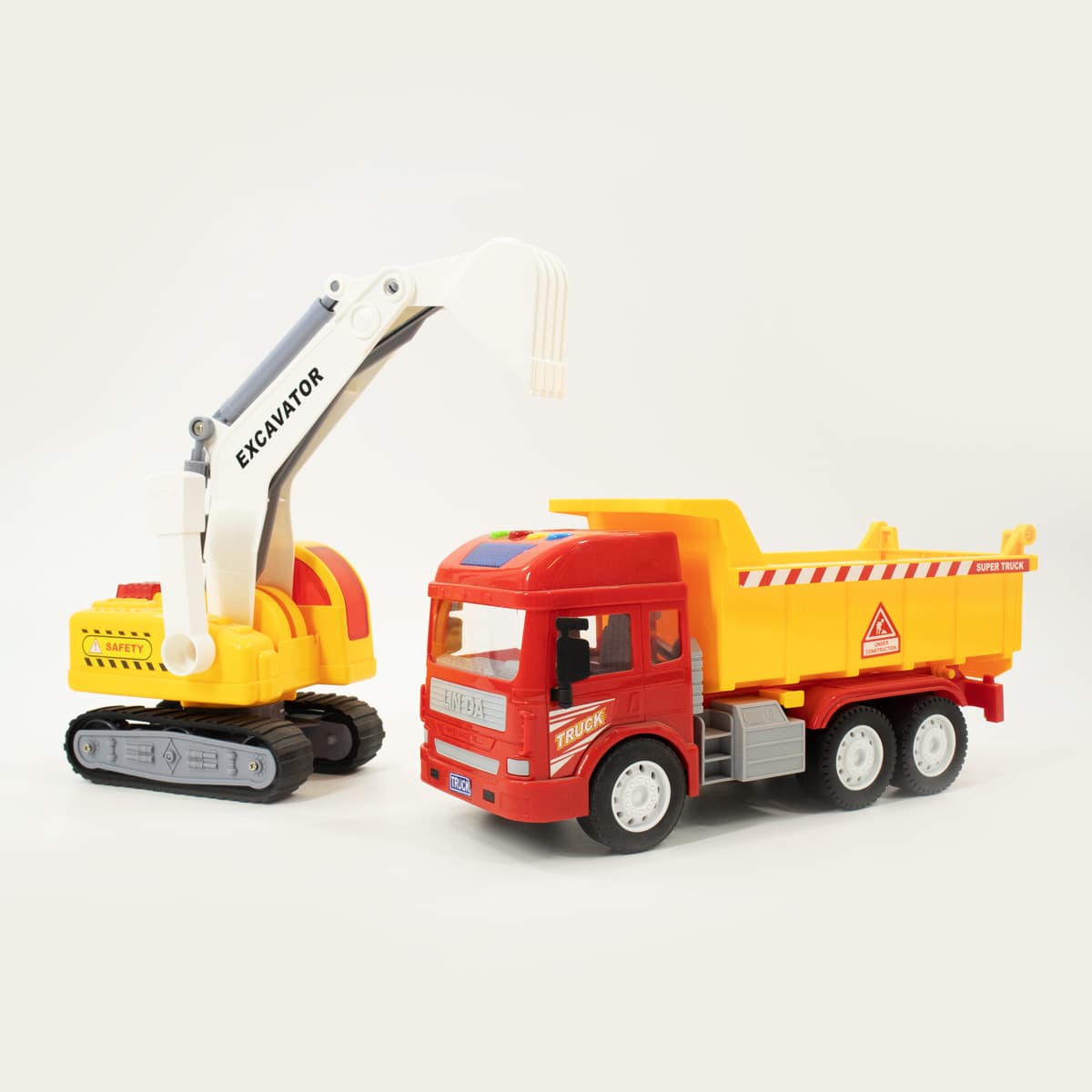 

WYWROTKA + KOPARKA 40 CM. ŚWIATŁĄ I DŹWIĘKI