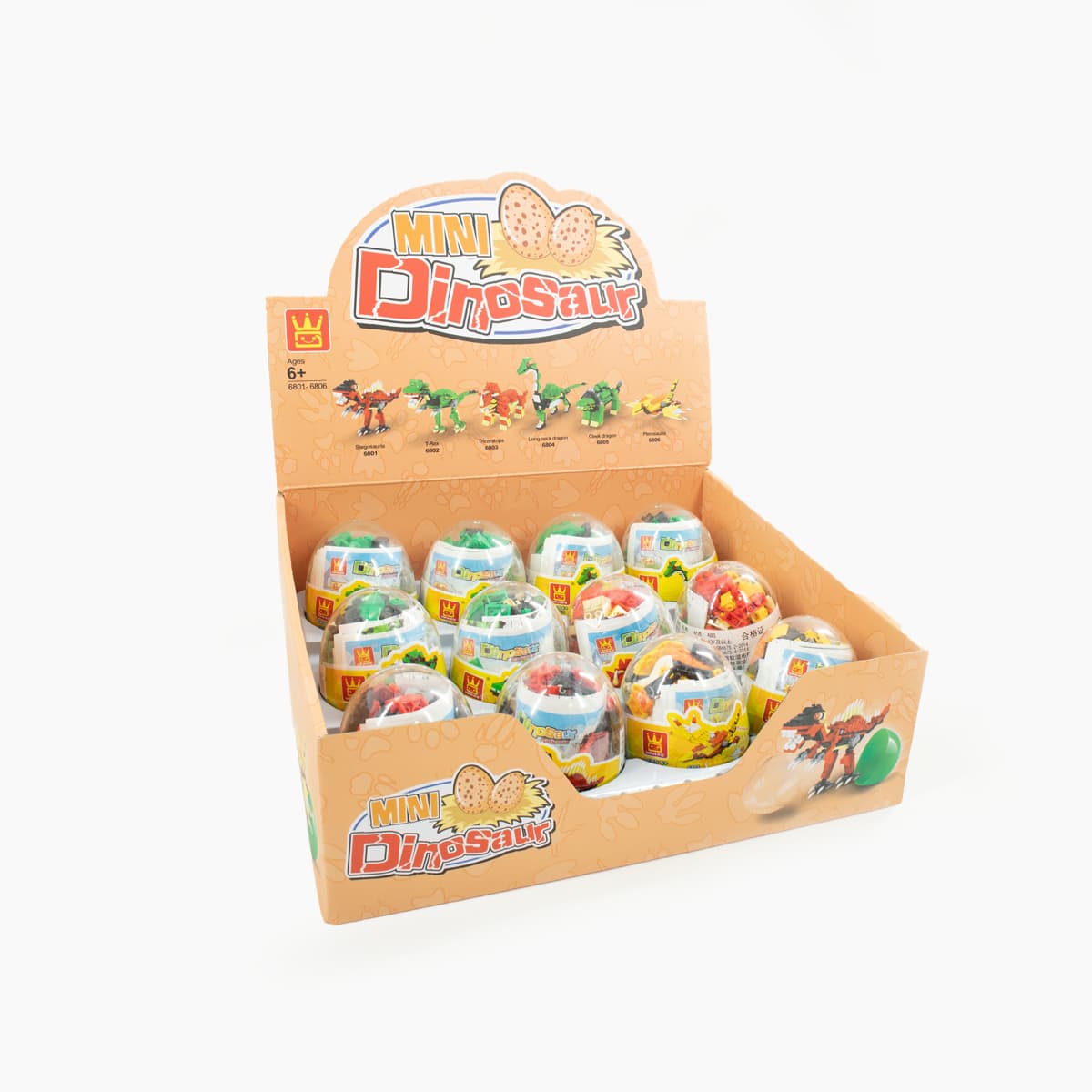 

DINO KLOCKi W JAJKU 11 CM. DINO