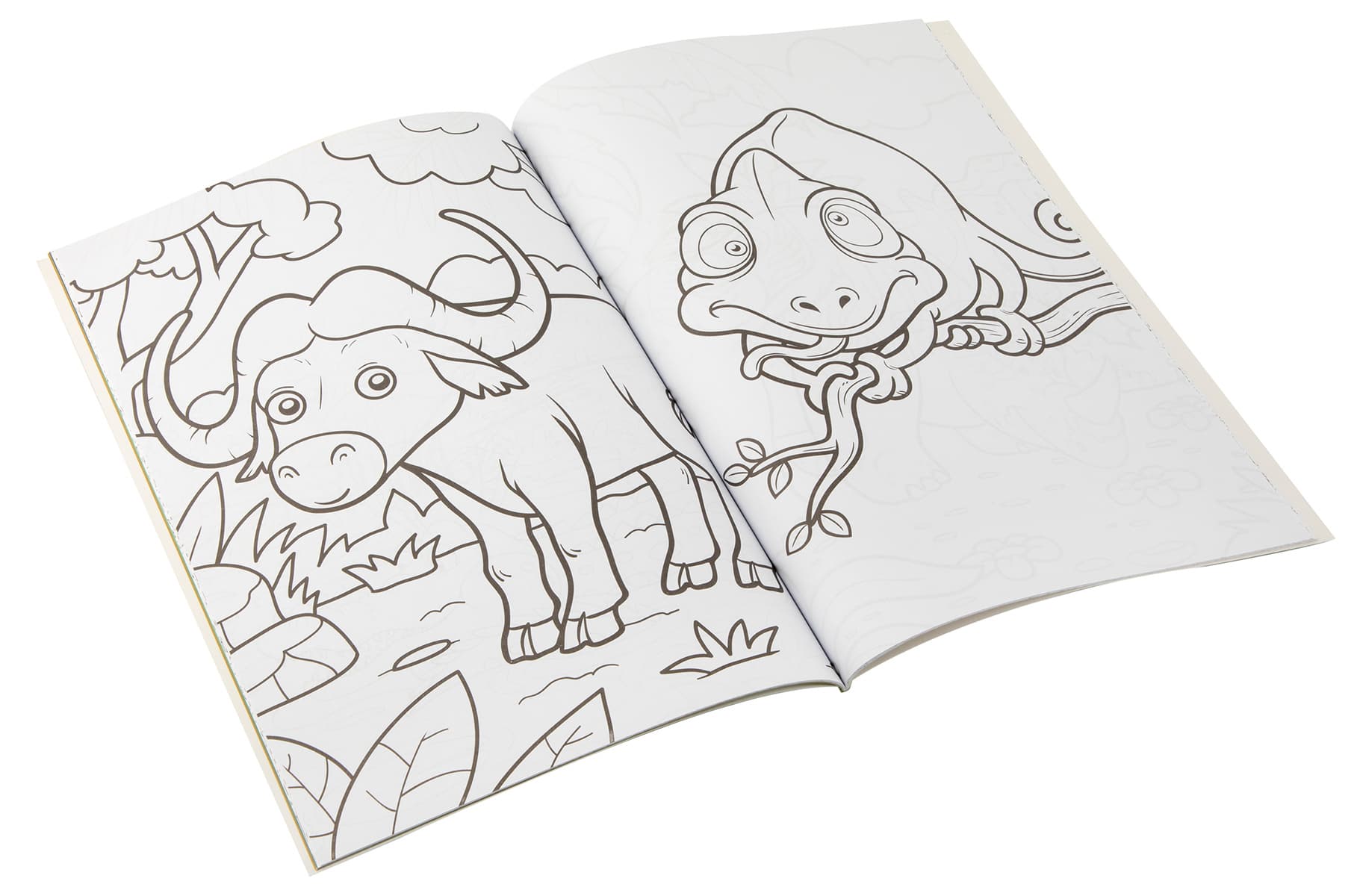 

KOLOROWANKA & ACTIVITY BOOK A4 DŻUNGLA, 64 STRONY