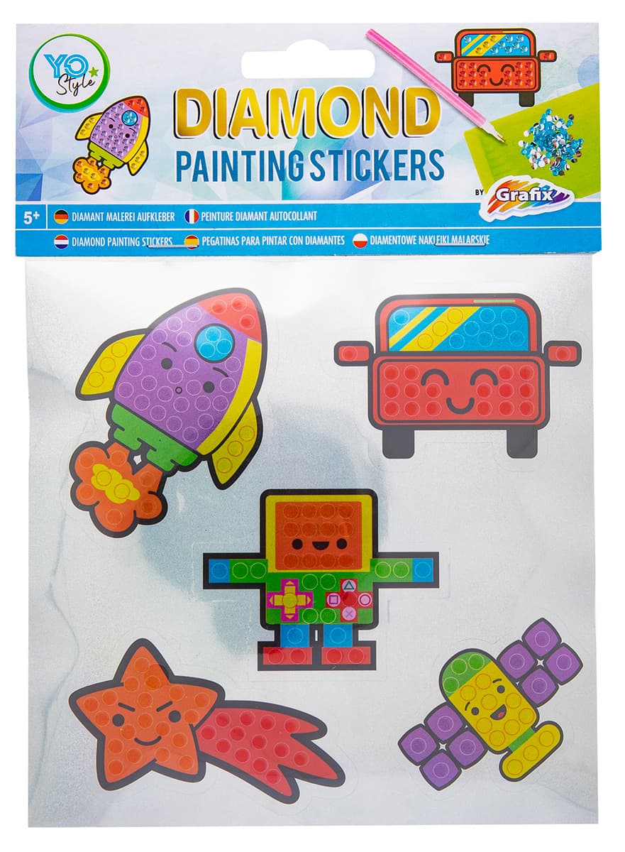 

Naklejki Diamond Painting 5 sztuk 3 WZORY MIX