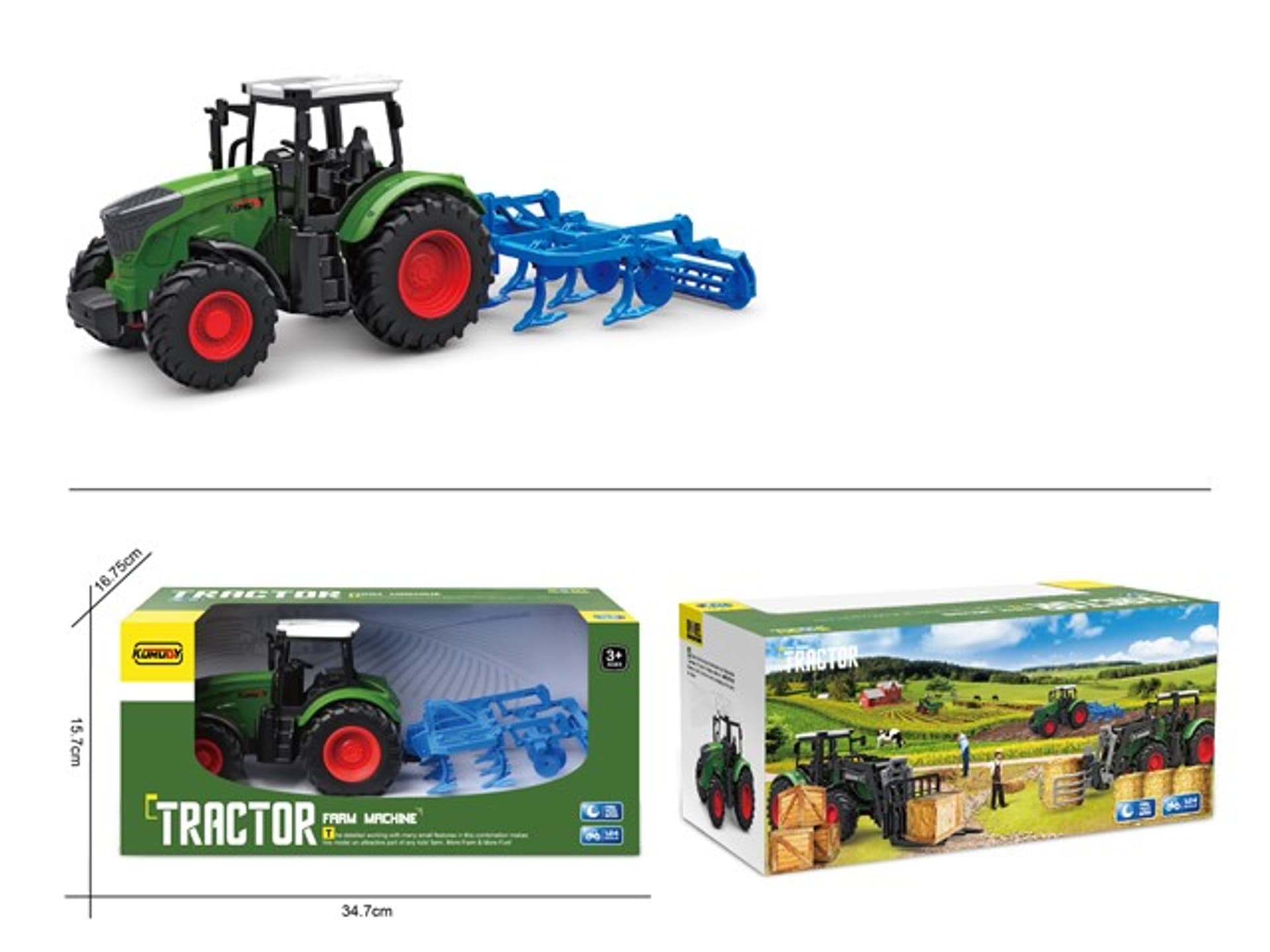 

TRAKTOR Z MASZYNĄ ROLNICZĄ