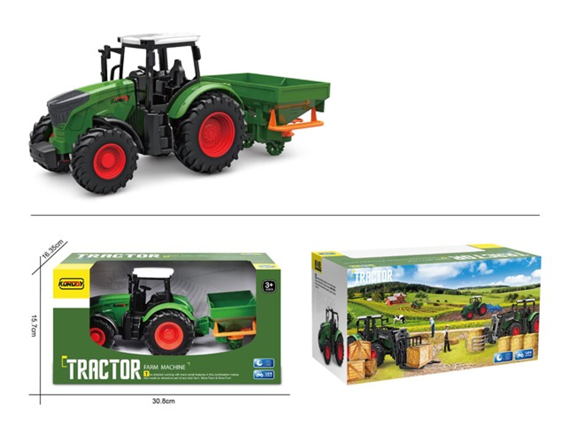 

TRAKTOR Z PRZYCZEPĄ