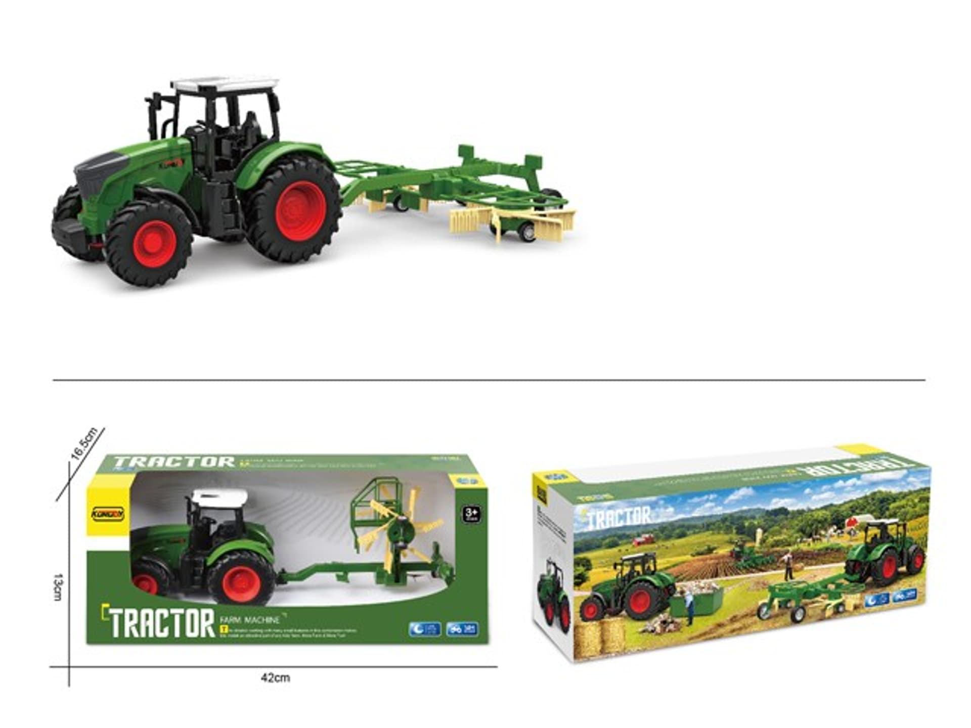 

TRAKTOR Z MASZYNĄ ROLNICZĄ