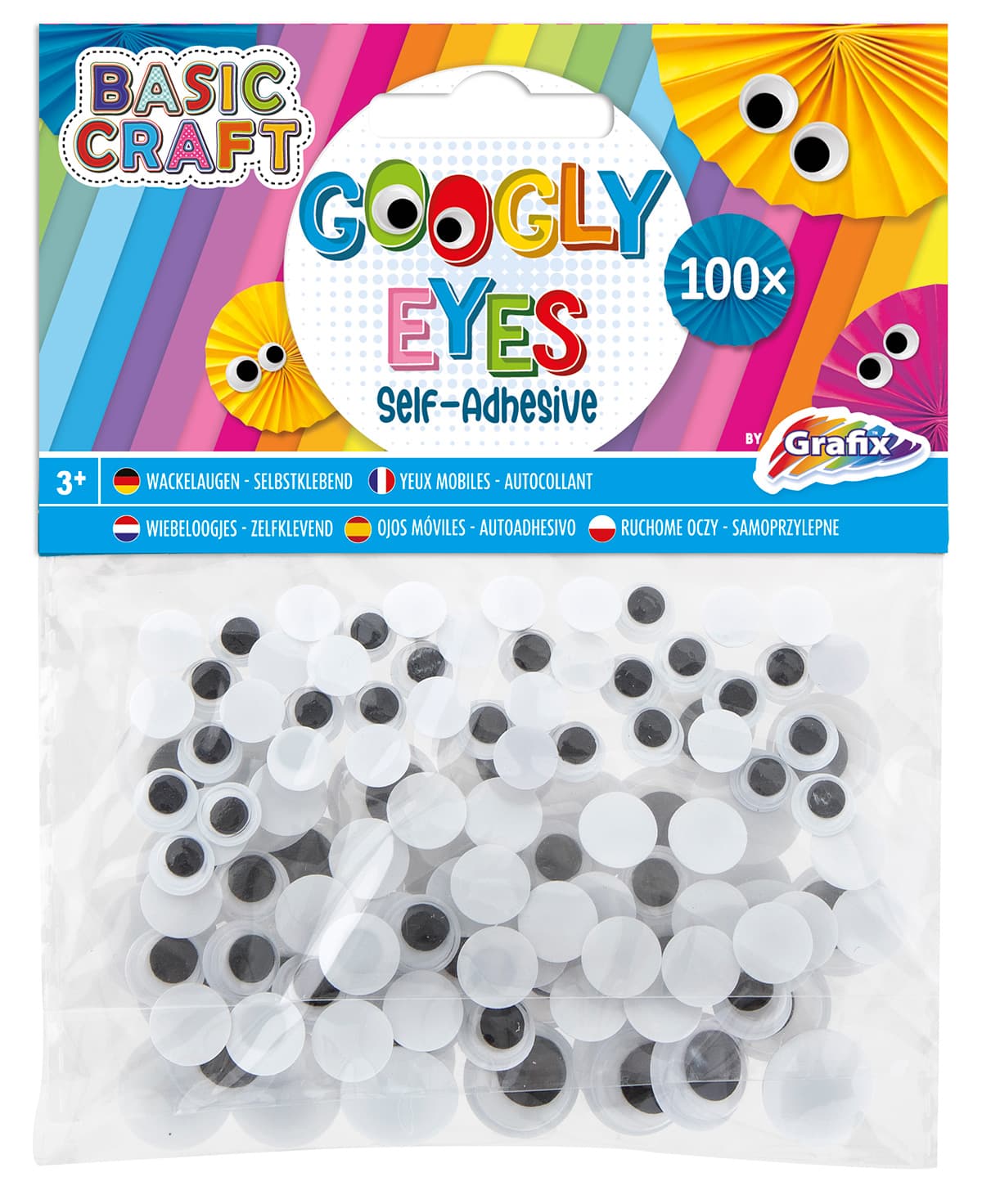 

Oczka 100 szt samoprzylepne - 3 rozmiary