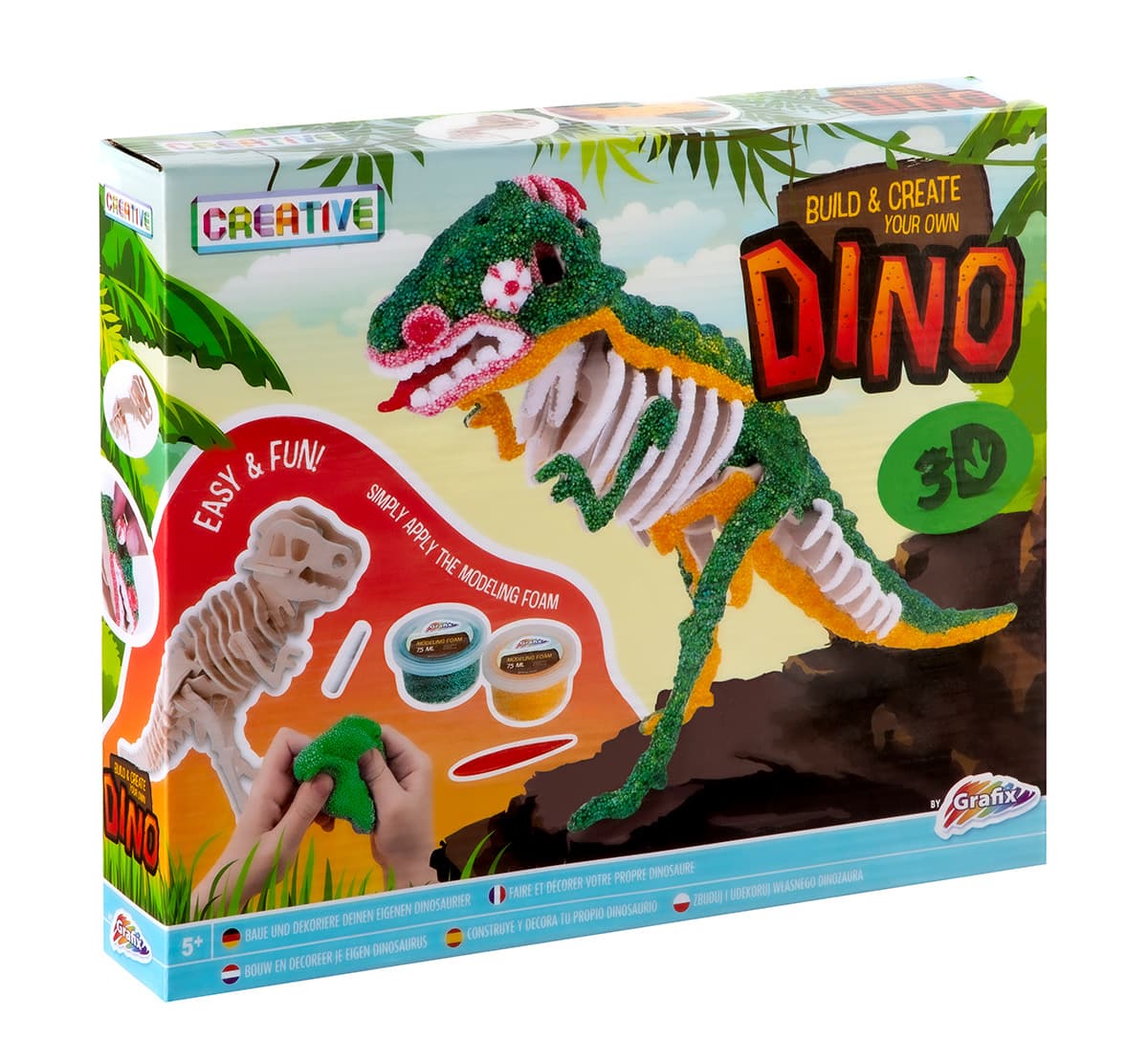 

Zbuduj i udekoruj własnego dinozaura 3D