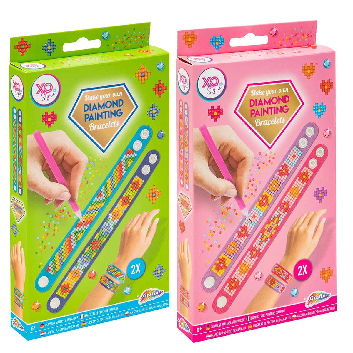 

Bansoletki Diamond Painting 2 szt. 2 wzory MIX