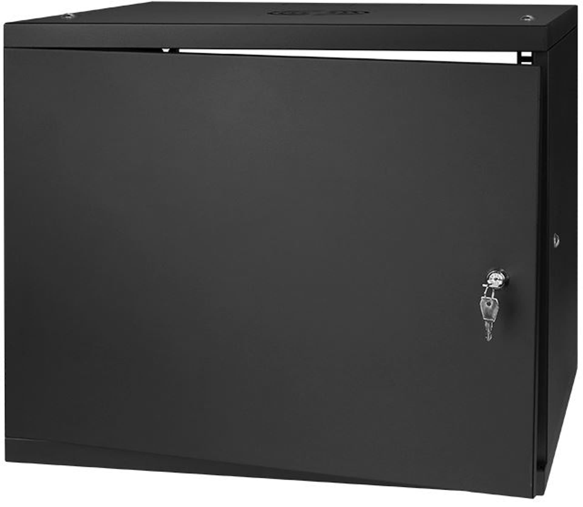 

Szafa RACK 19'' 9U 600x450mm CZARNA Drzwi stalowe