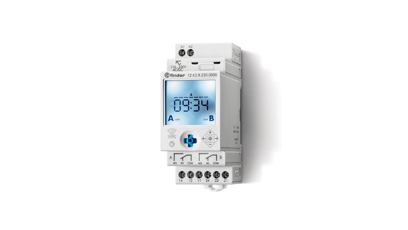 

Zegar cyfrowy tygodniowy NFC 2P 16A 230V AC/DC 12.62.8.230.0000