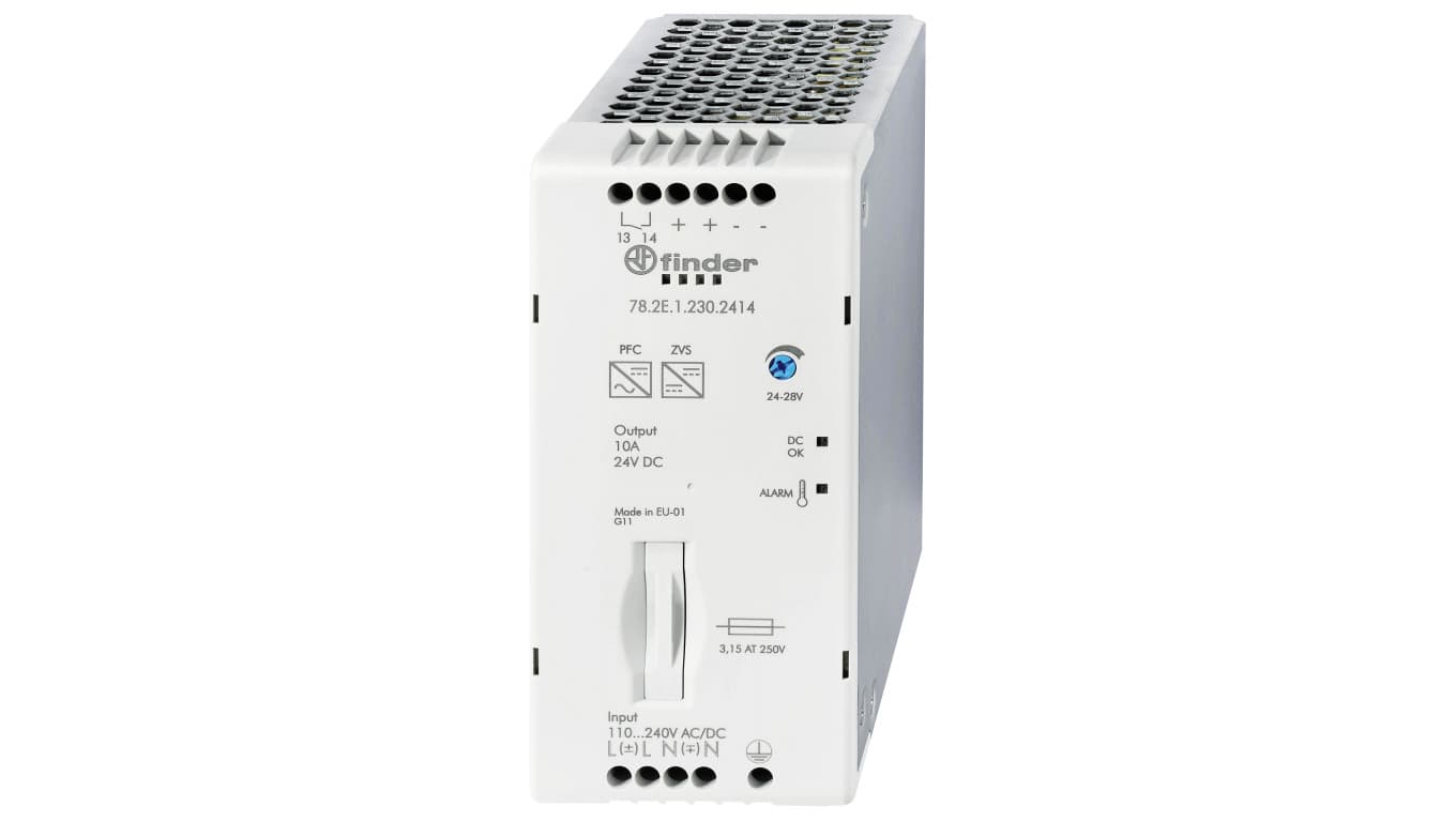 

Zasilacz impulsowy przemysłowy 240W 24V DC 110-240V AC/DC 78.2E.1.230.2414