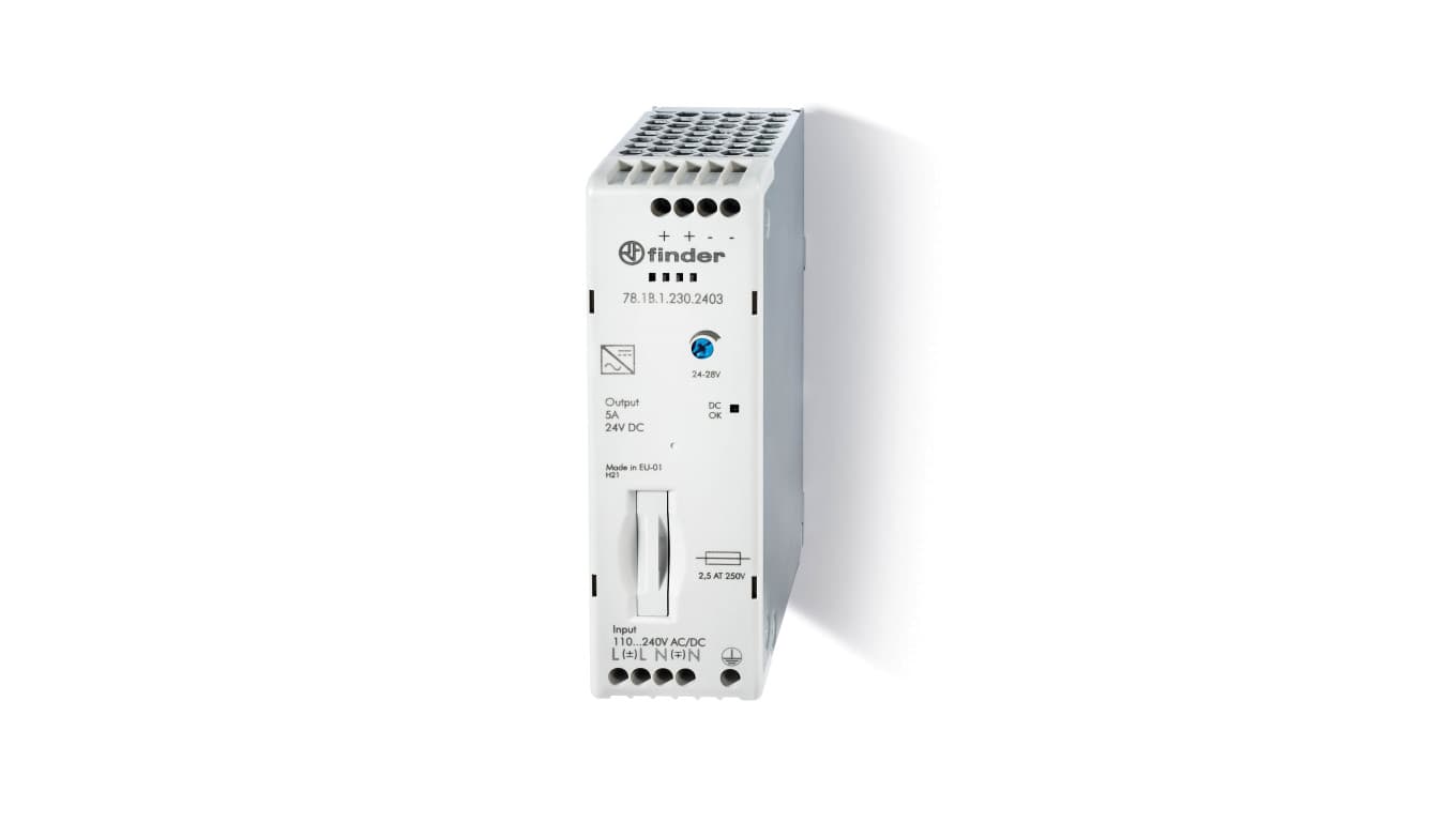 

Zasilacz impulsowy przemysłowy 110W 24V DC 120-240 V AC/DC 78.1B.1.230.2403
