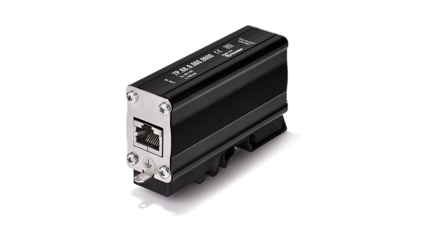 

Moduł przeciwprzepięciowy SPD do linii przesyłu danych Ethernet cat.6 7P.68.9.060.0600