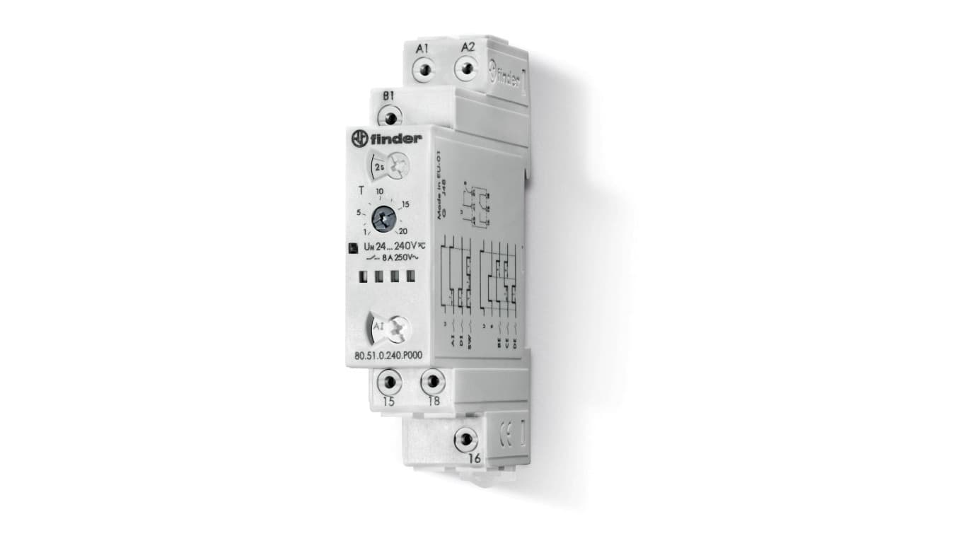 

Przekaźnik czasowy wielofunkcyjny 1P 8A 24...240VAC/DC, PUSH-IN 80.51.0.240.P000