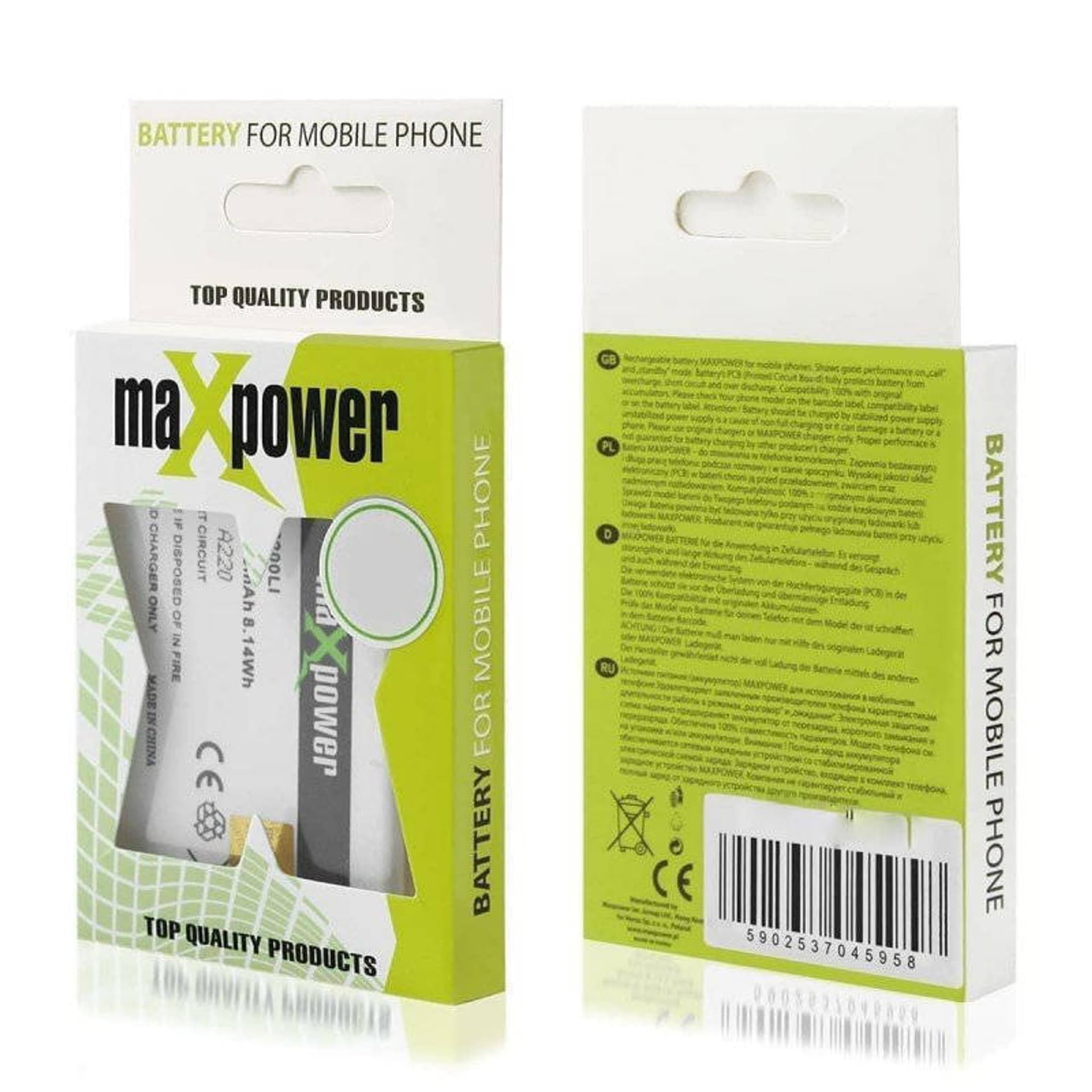 

Bateria XIAOMI REDMI 6 / 6A BN37 2900mAh Li-Ion MAXPOWER