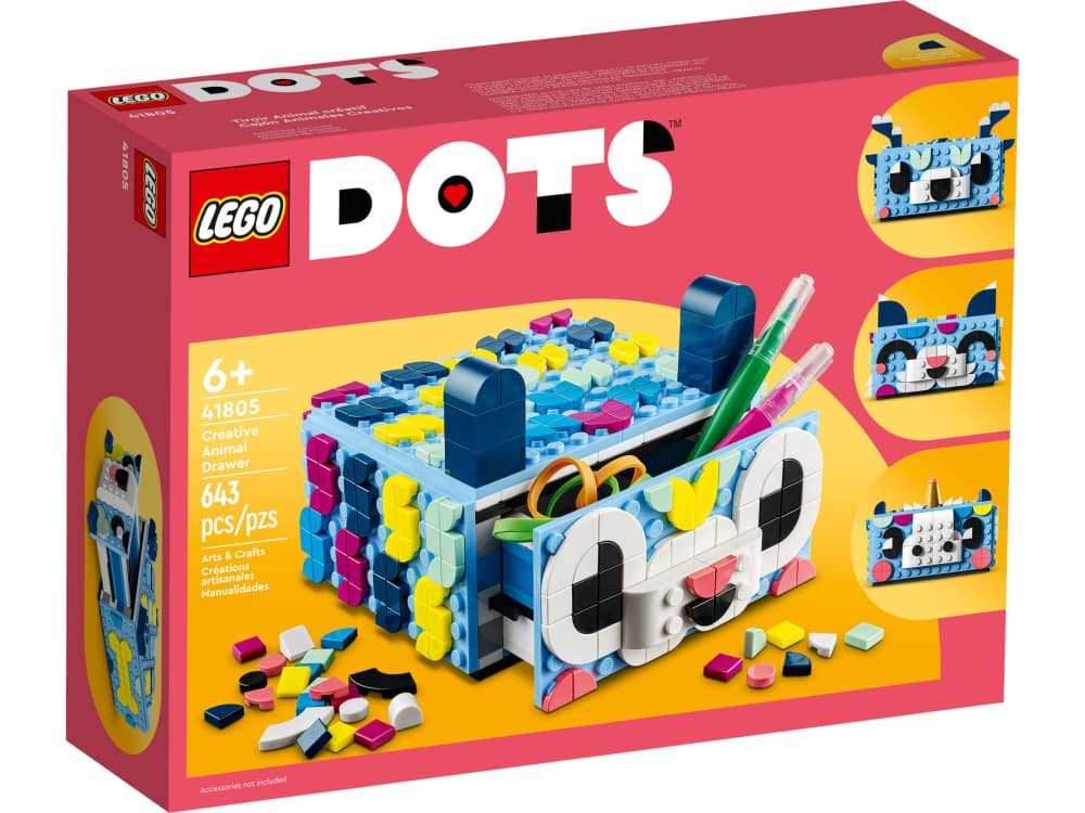 

LEGO DOTS Kreatywny zwierzak — szuflada 41805