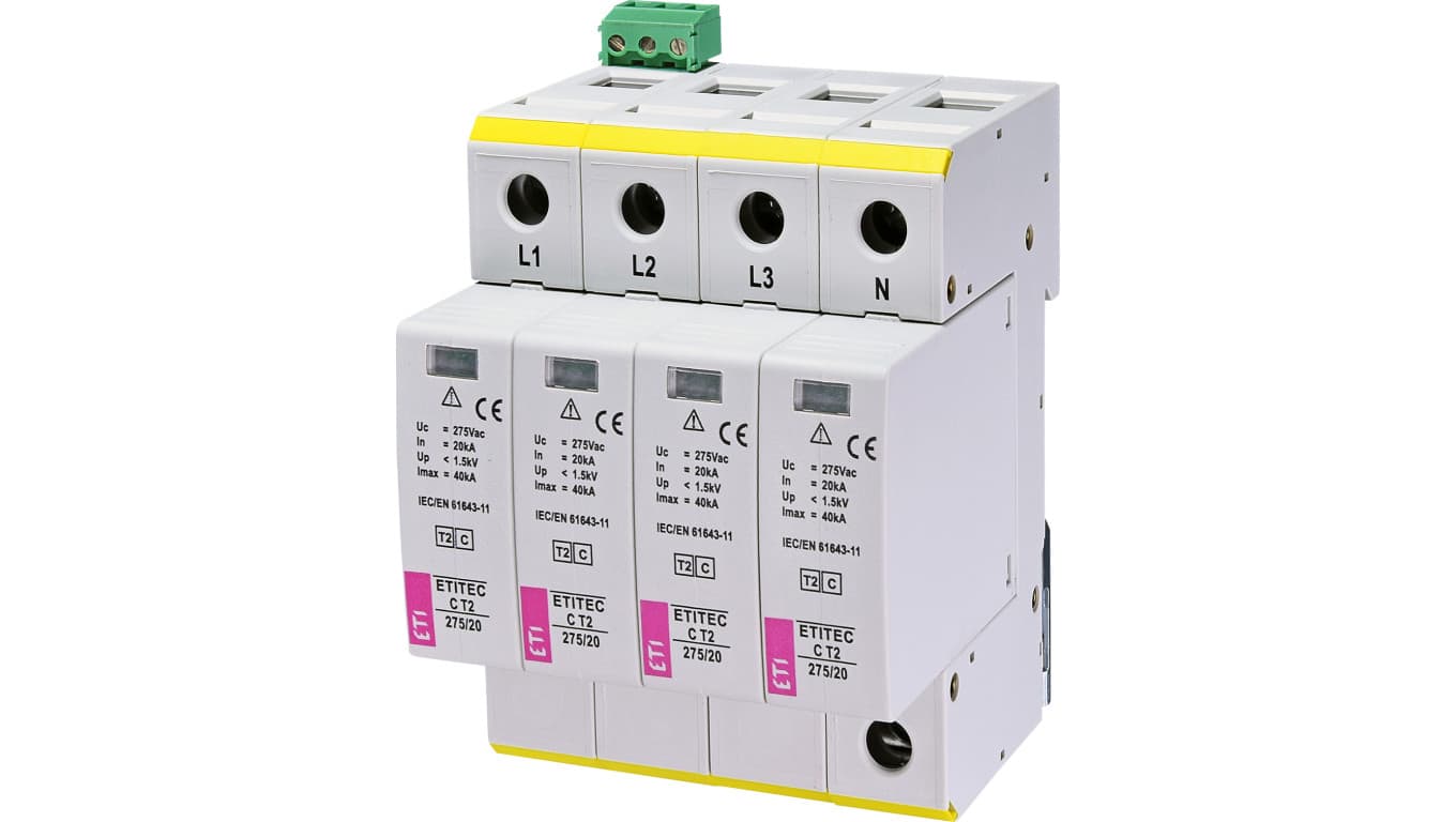 

Ogranicznik przepięć T2 (C) ETITEC C T2 275/20 4+0 RC do sieci TNS 002440396, C) etitec c t2 275/20 4+0 rc do sieci tns 00244039