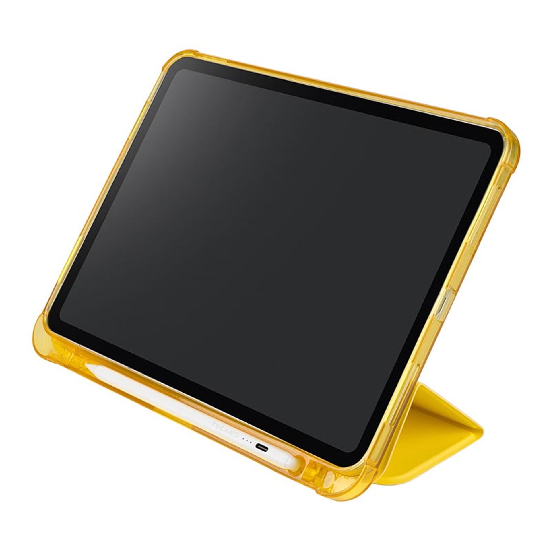 

Tucano Satin Case – Etui do iPad 10.9" (2022) w/Magnet & Stand up z uchwytem Apple Pencil (żółty)