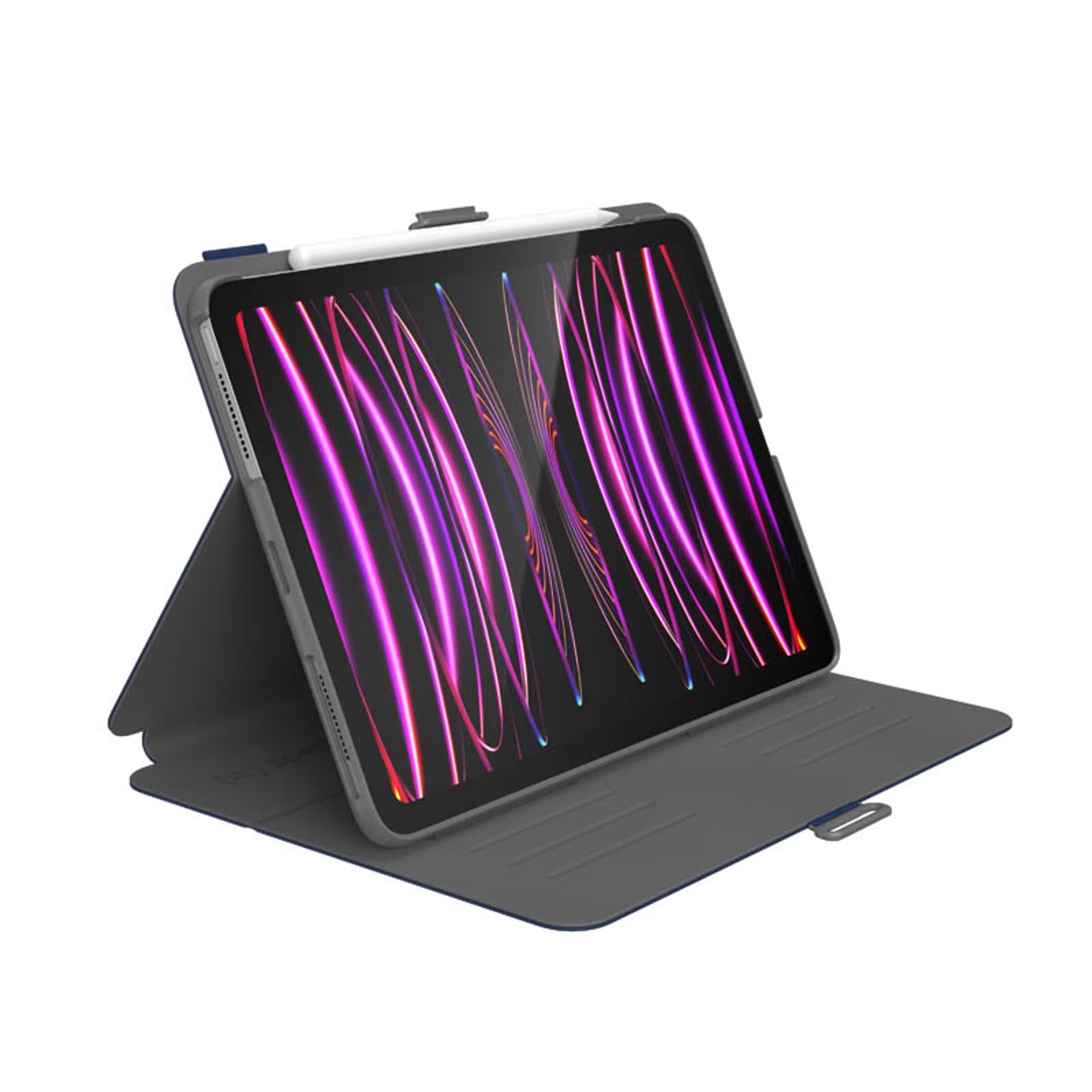 

Speck Balance Folio – Etui iPad Pro 11" (2022-2018) / iPad Air 10.9” (5-4 gen.) (2022-2020) z powłoką MICROBAN w/Magnet & Stand up (Arcadia Navy/Moody Grey)