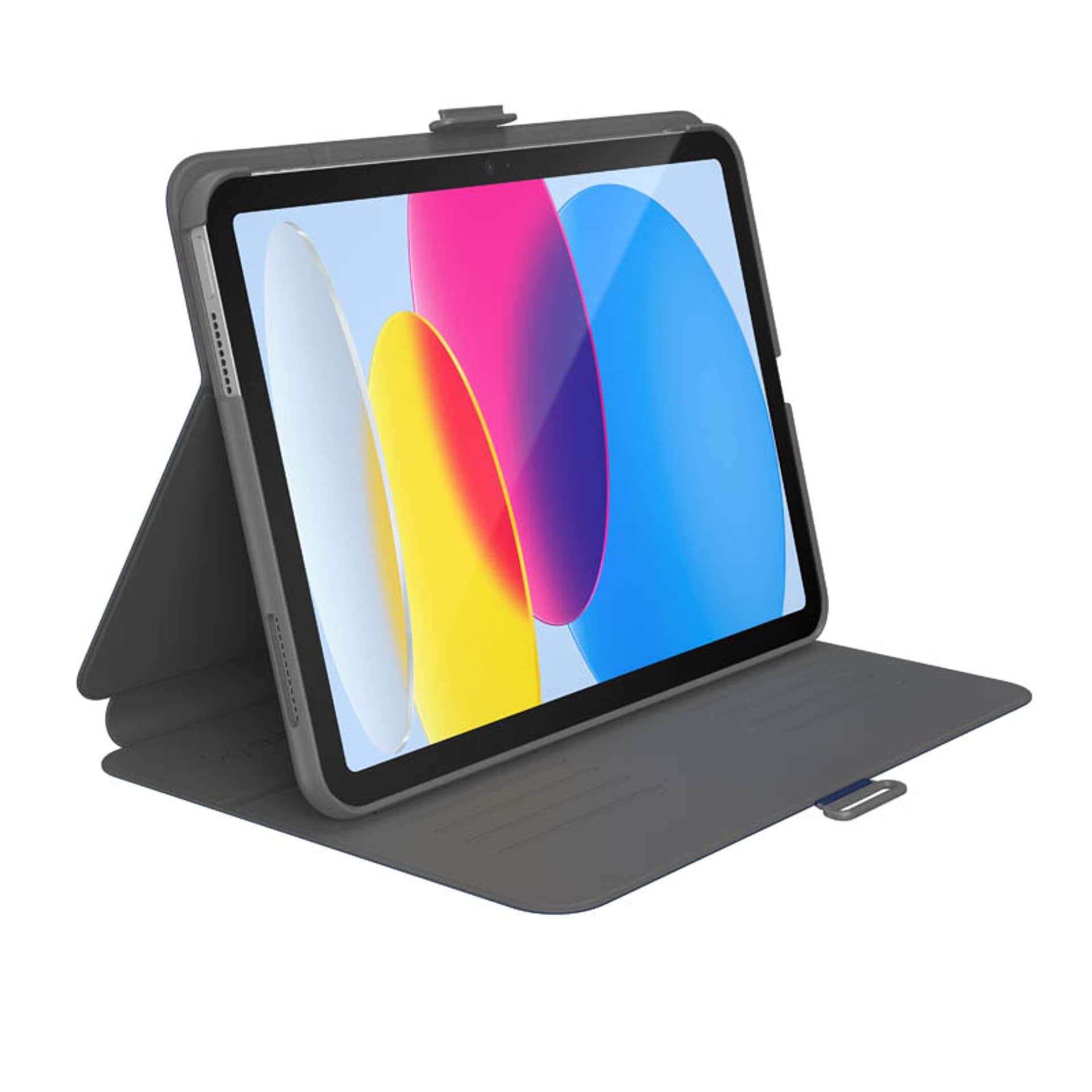 

Speck Balance Folio – Etui iPad 10.9" (2022) z powłoką MICROBAN w/Magnet & Stand up (Arcadia Navy/Moody Grey)