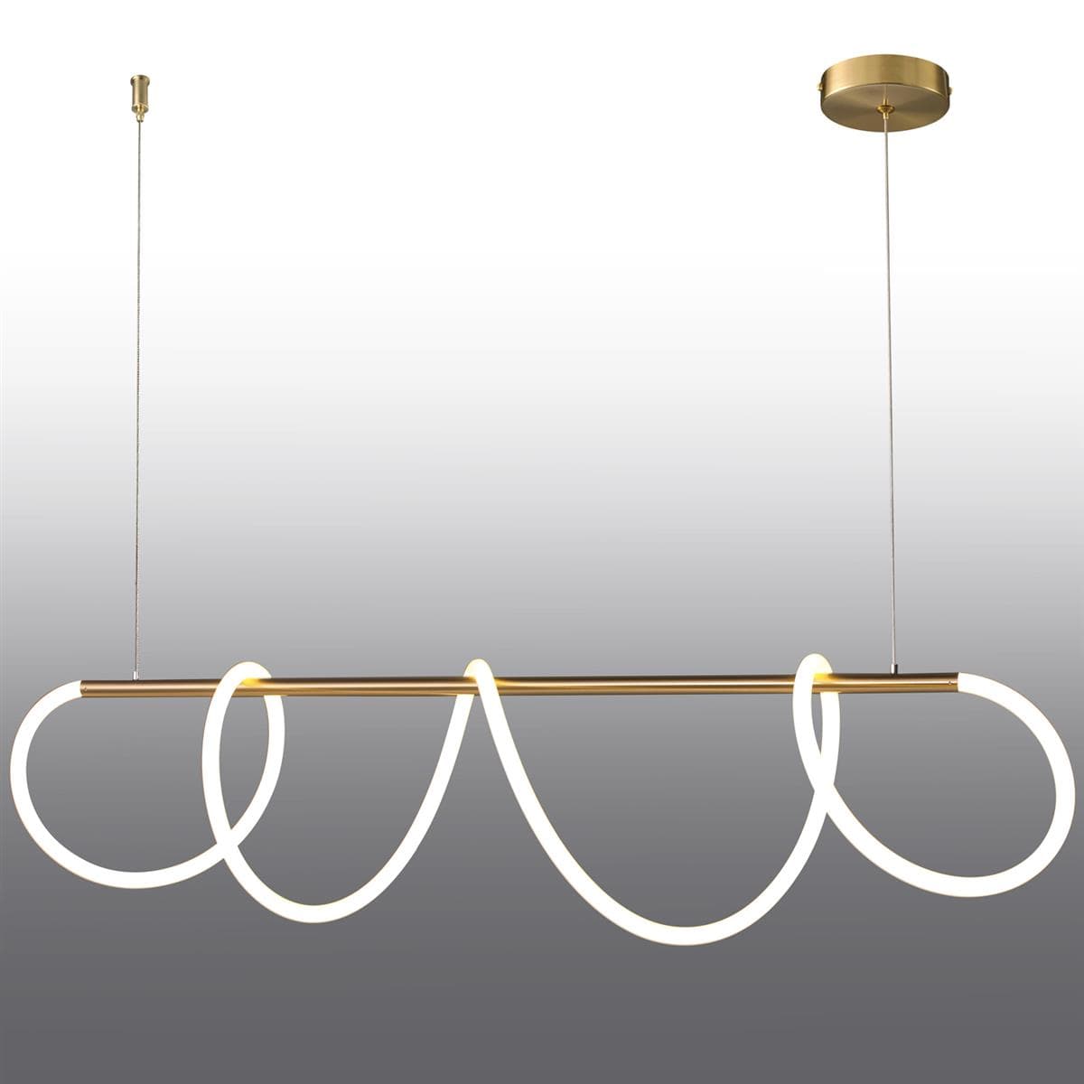 

Lampa wisząca FANTASIA LED złota 120 cm (Kolor Złoty)