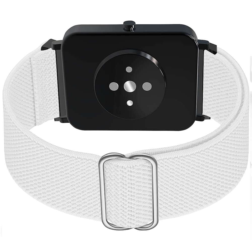 

Pasek elastyczny Uniwersalny nylonowy Alogy Nylon opaska do zegarka Smartwatcha 20mm biały
