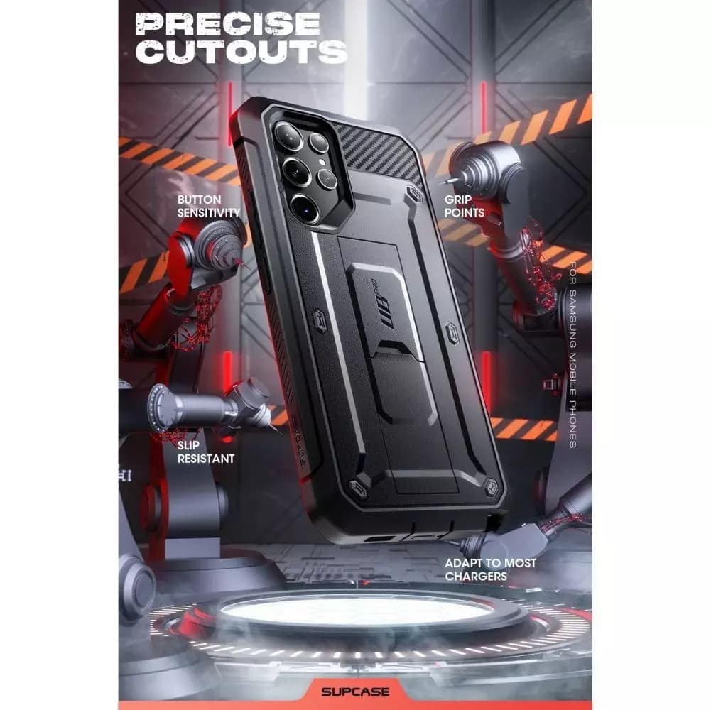 

Etui ochronne Supcase Unicorn Beetle Pro 2-set do Samsung Galaxy S23 Ultra Black