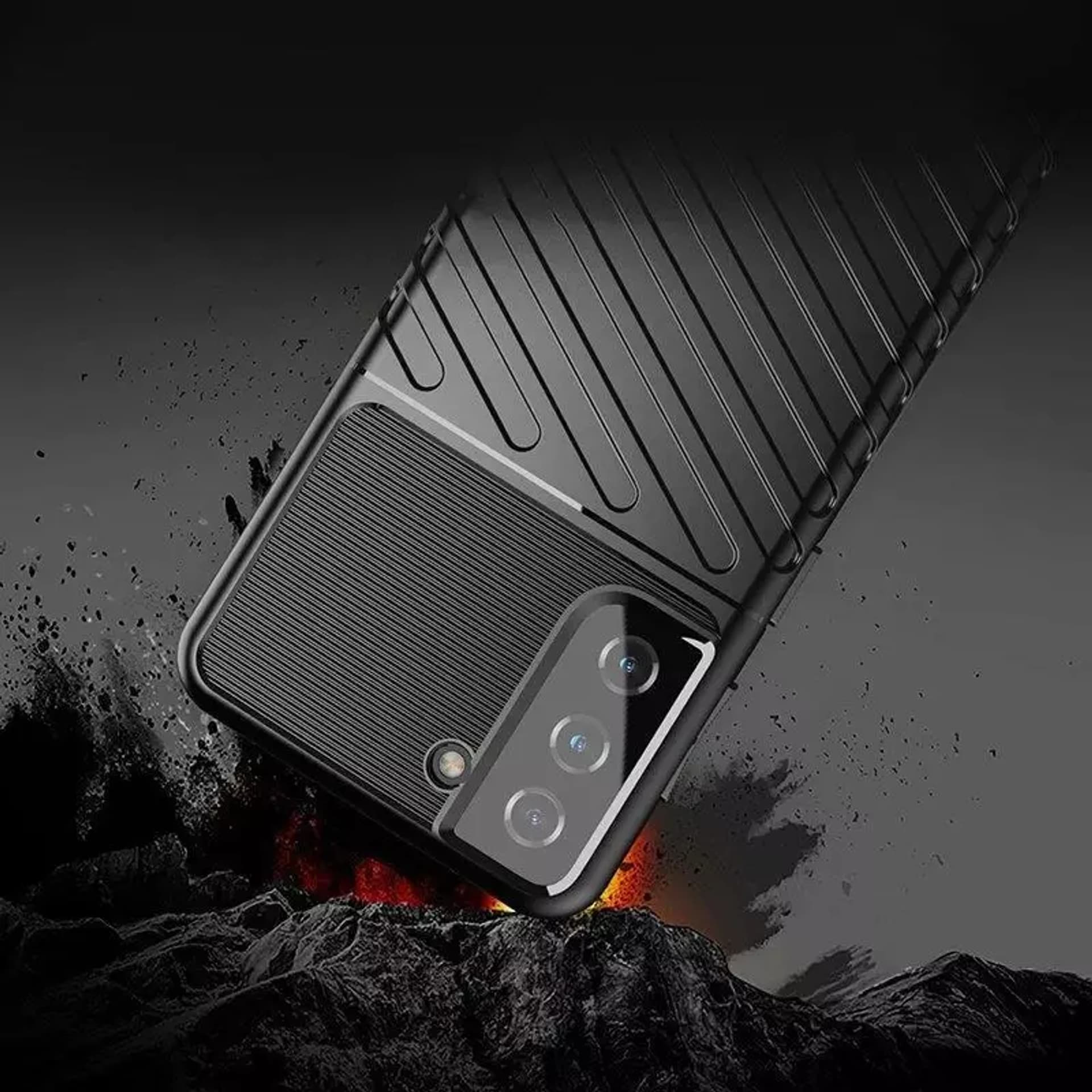 

Etui ochronne Thunder Case do Samsung Galaxy S23+ Plus silikonowy pancerny pokrowiec Czarne