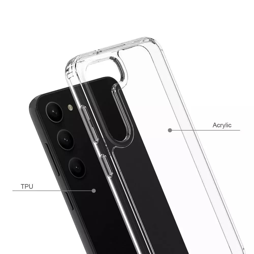 

Etui ochronne FlexAir Hybrid do Samsung Galaxy S23+ Plus Clear