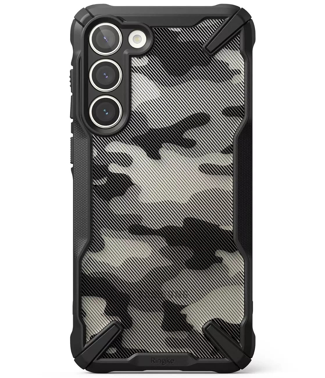 

Etui ochronne Ringke Fusion X Design do Samsung Galaxy S23+ Plus Camo Black czarne