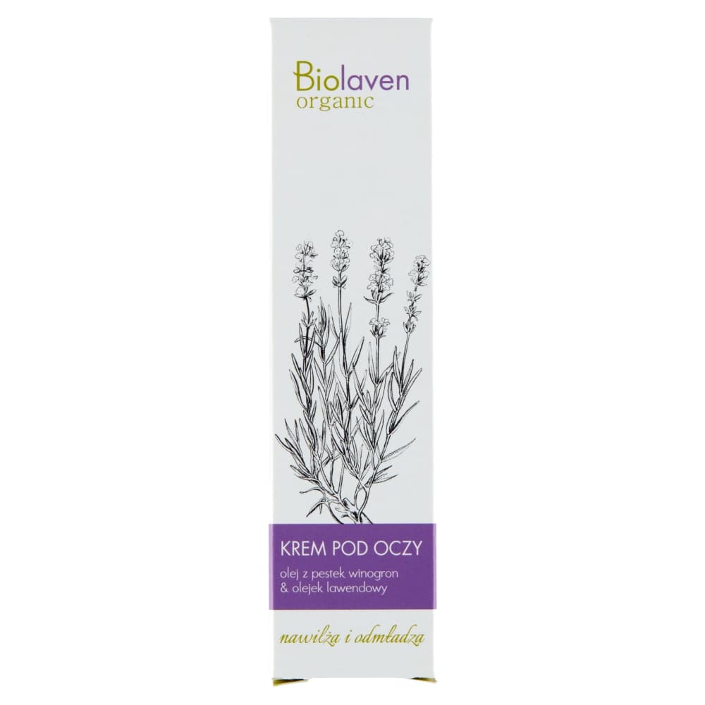 

Biolaven Krem pod oczy Olej z pestek winogron Olejek lawendowy 15ml