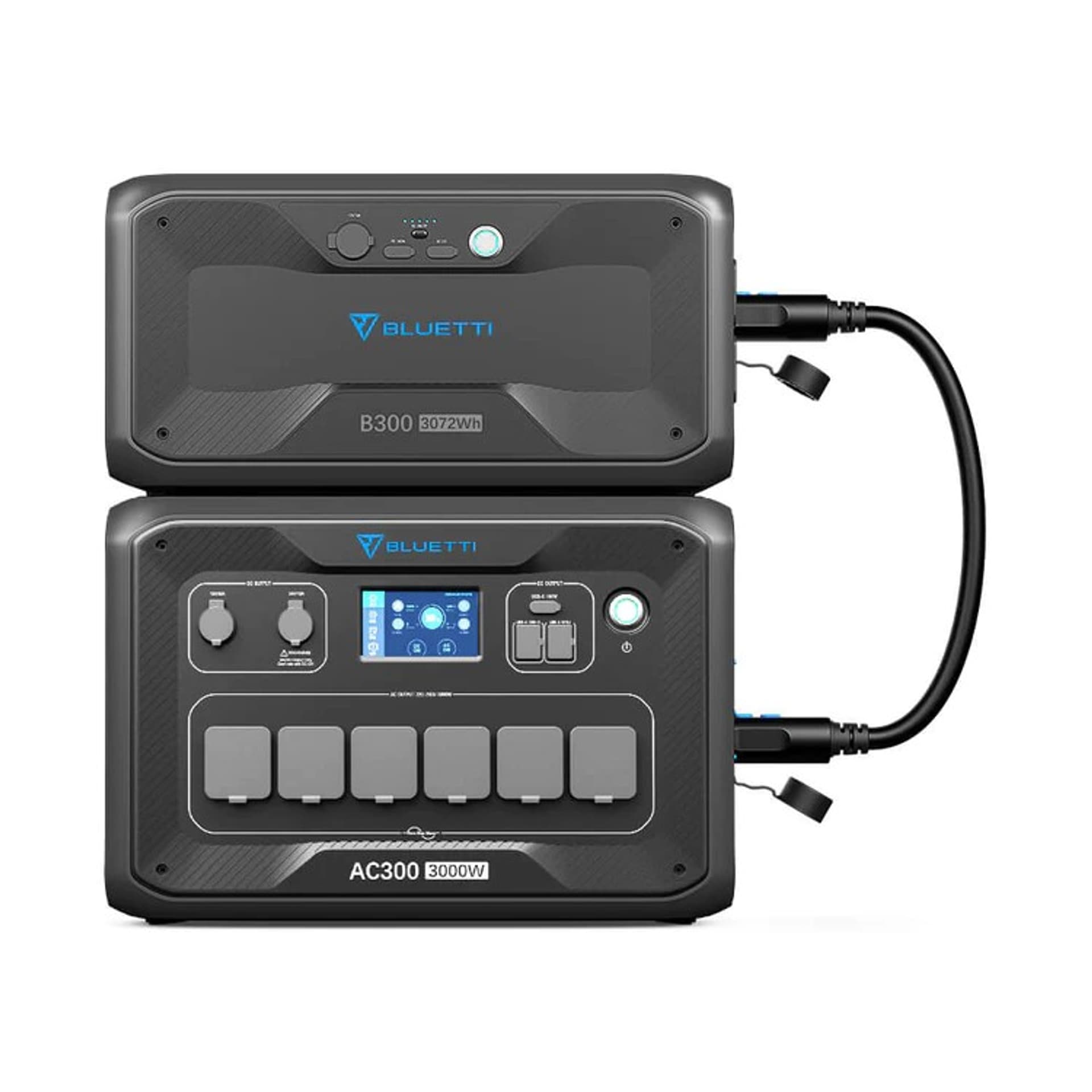 

BLUETTI AC300 POWER STATION + B300 BATTERY BACKUP