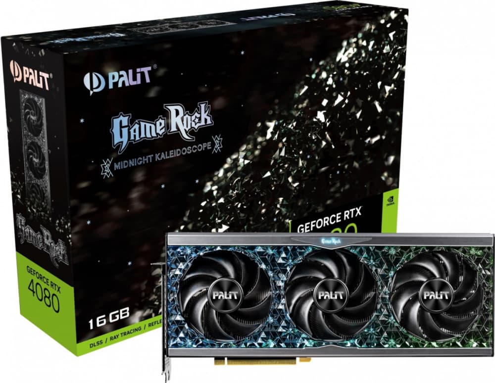 

Karta graficzna PALIT GeForce RTX 4080 GAMEROCK 16 GB GDDR6X NED4080019T2-1030G