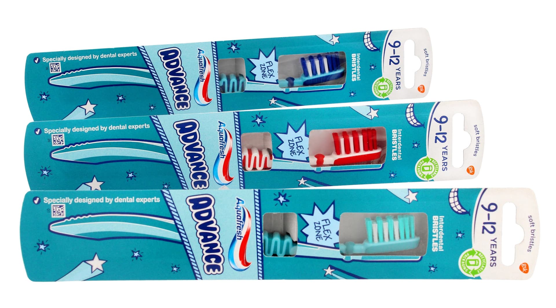 

GSK AQUAFRESH Szczoteczka ADVANCE 9-12 LAT