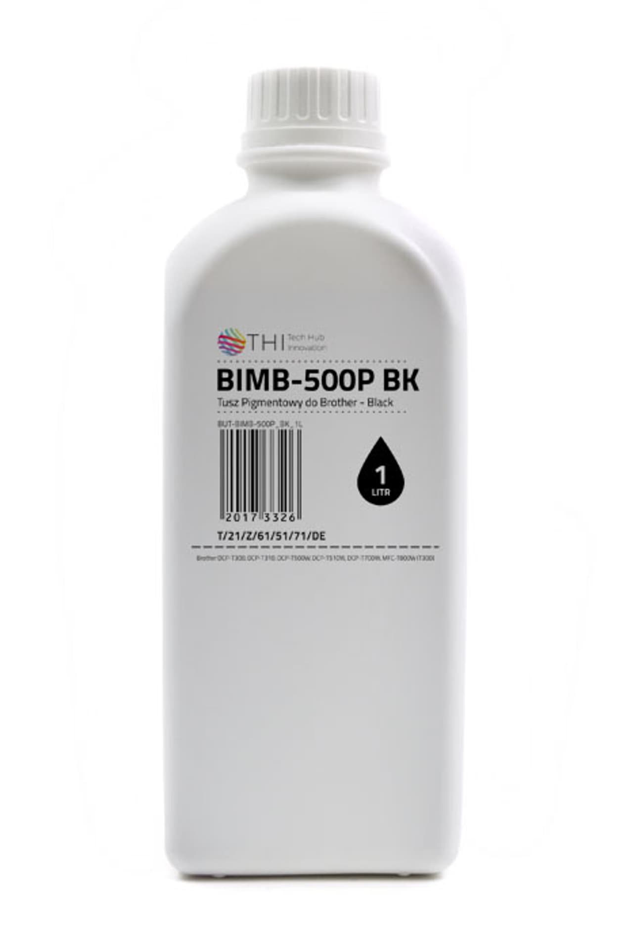 

Butelka Black Brother 1L Tusz Pigmentowy (Pigment) INK-MATE BIMB500P, Pigment) ink-mate bimb500