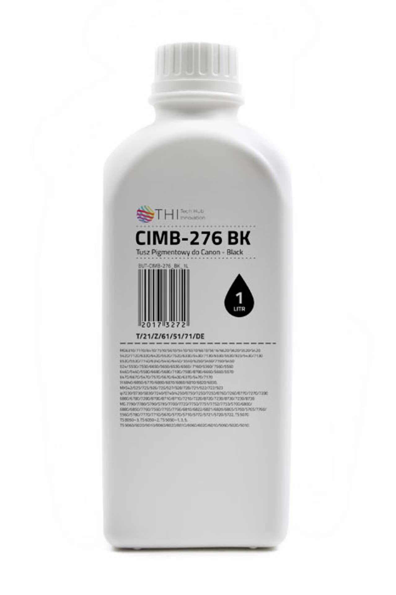 

Butelka Black Canon 1L Tusz Pigmentowy (Pigment) INK-MATE CIMB276, Pigment) ink-mate cimb27